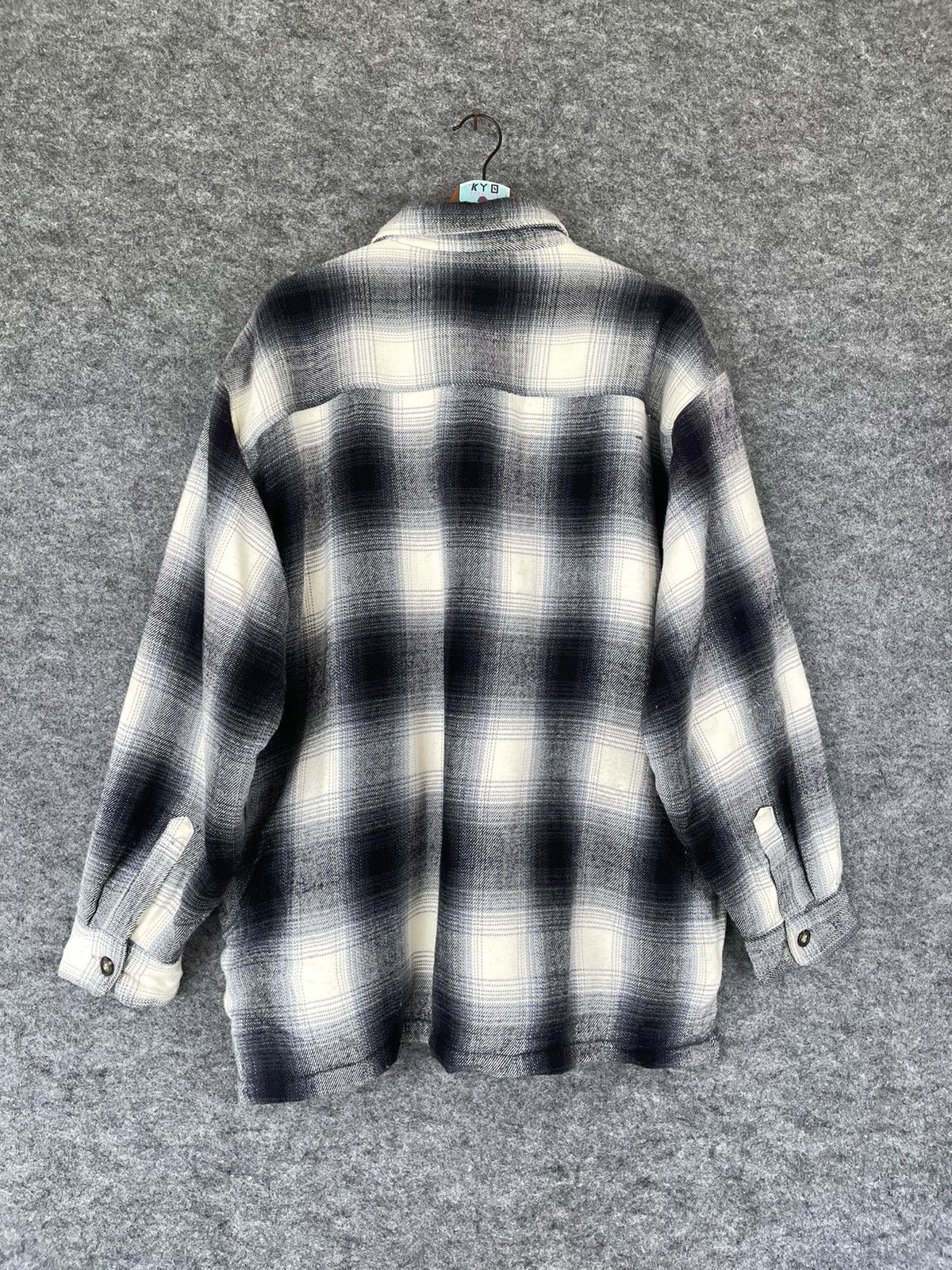 Japanese Brand VINTAGE BAYLEAF SHEARLING FLANNEL JACKET Size US L / EU 52-54 / 3 - 3 Thumbnail