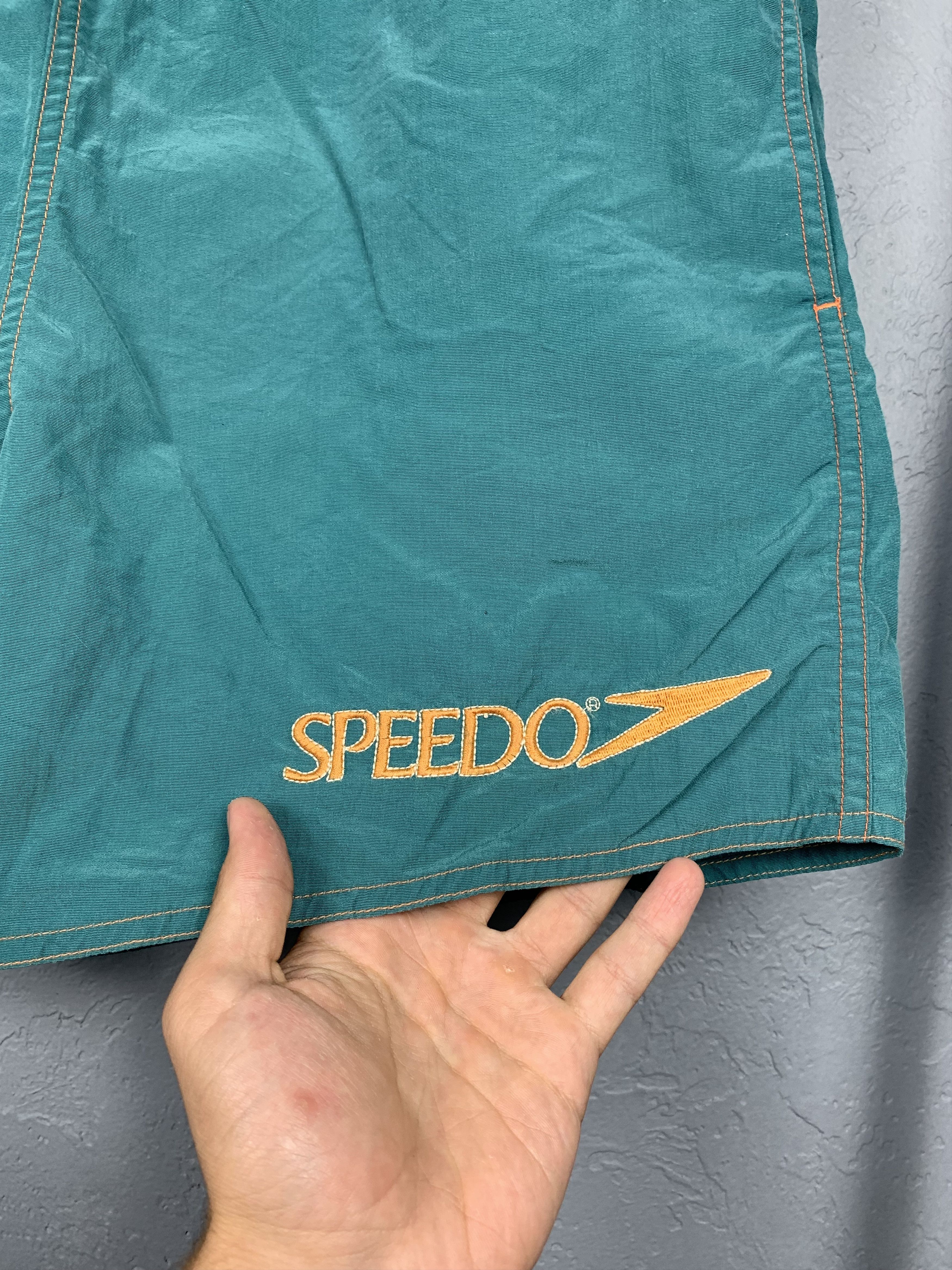 Speedo Speedo 90s Vintage Nylon Mens Shorts Y2K Size US 34 / EU 50 - 2 Thumbnail
