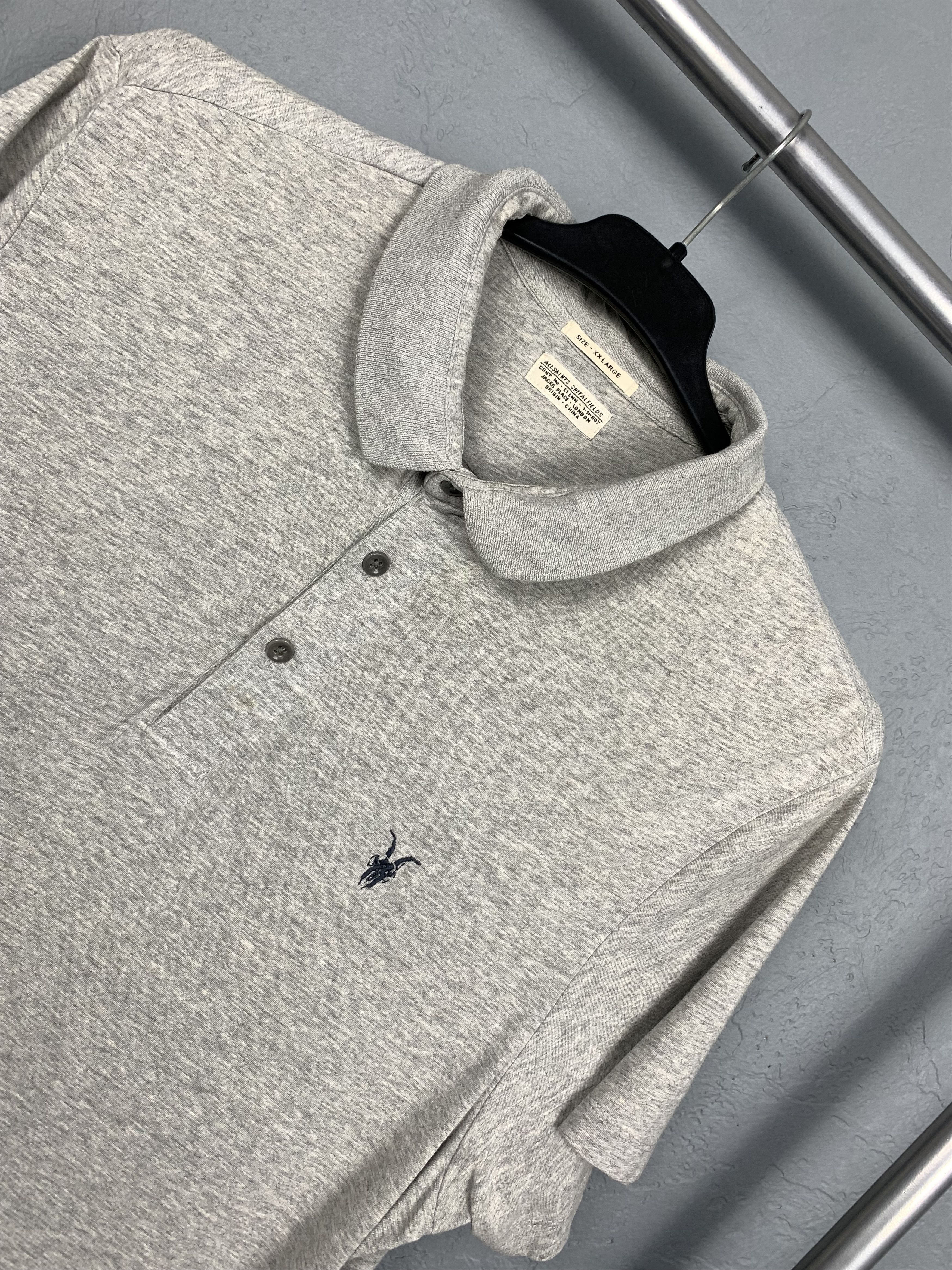 Allsaints Allsaints Bramford Vintage Mens Polo Shirt Size US L / EU 52-54 / 3 - 2 Thumbnail