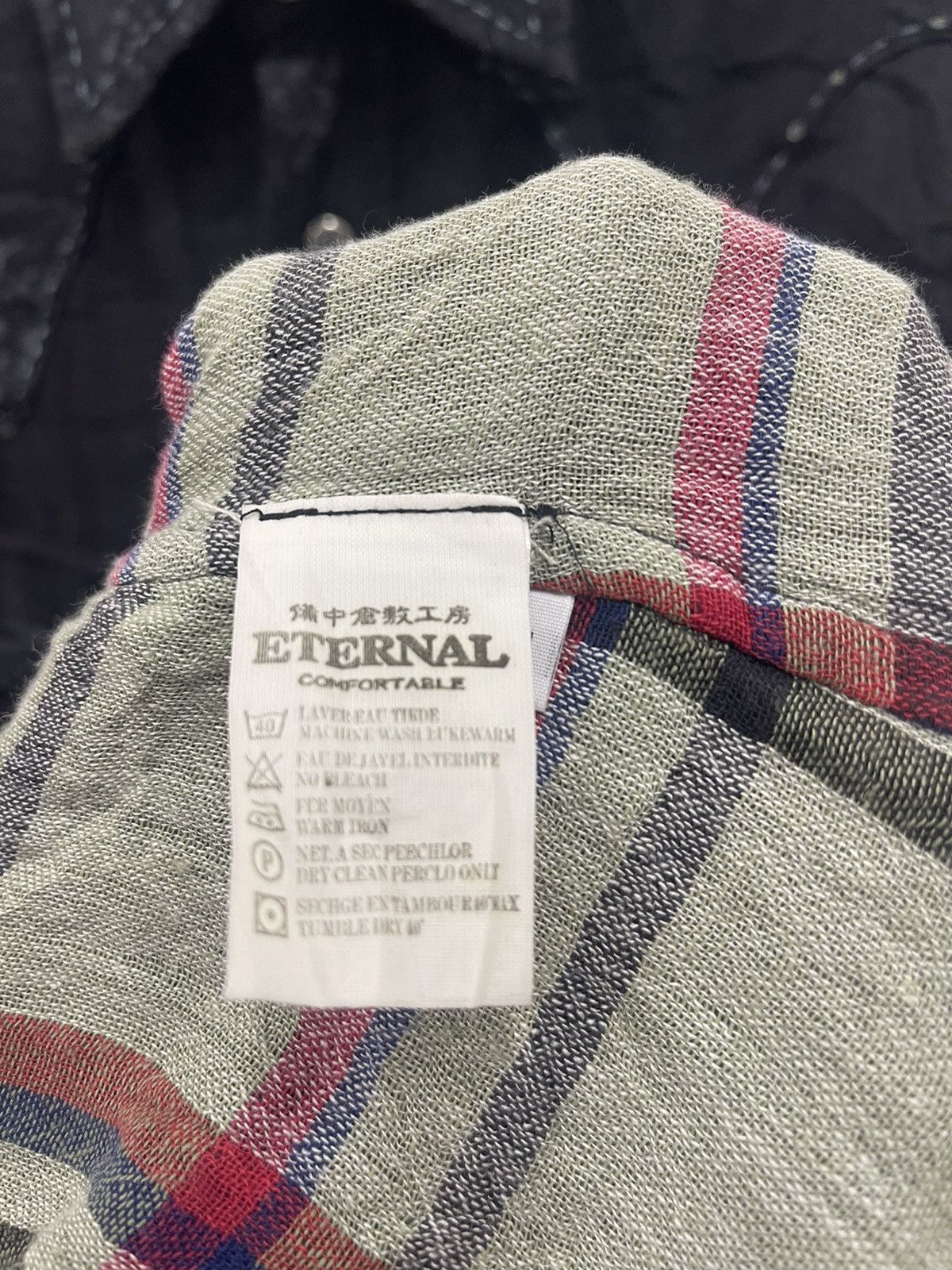 Eternal Concept by ETERNAL Pearl Snap Button Pop Art Plaid Inside Size US M / EU 48-50 / 2 - 4 Thumbnail