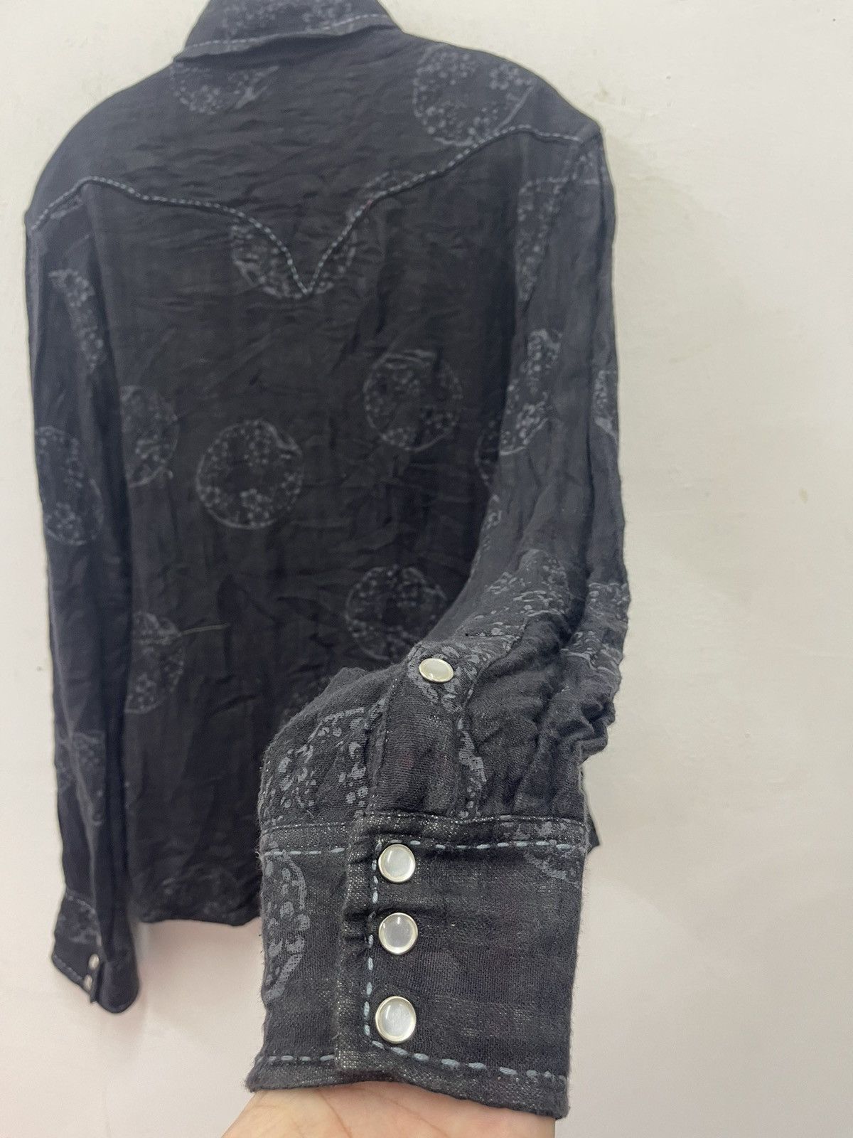 Eternal Concept by ETERNAL Pearl Snap Button Pop Art Plaid Inside Size US M / EU 48-50 / 2 - 8 Thumbnail