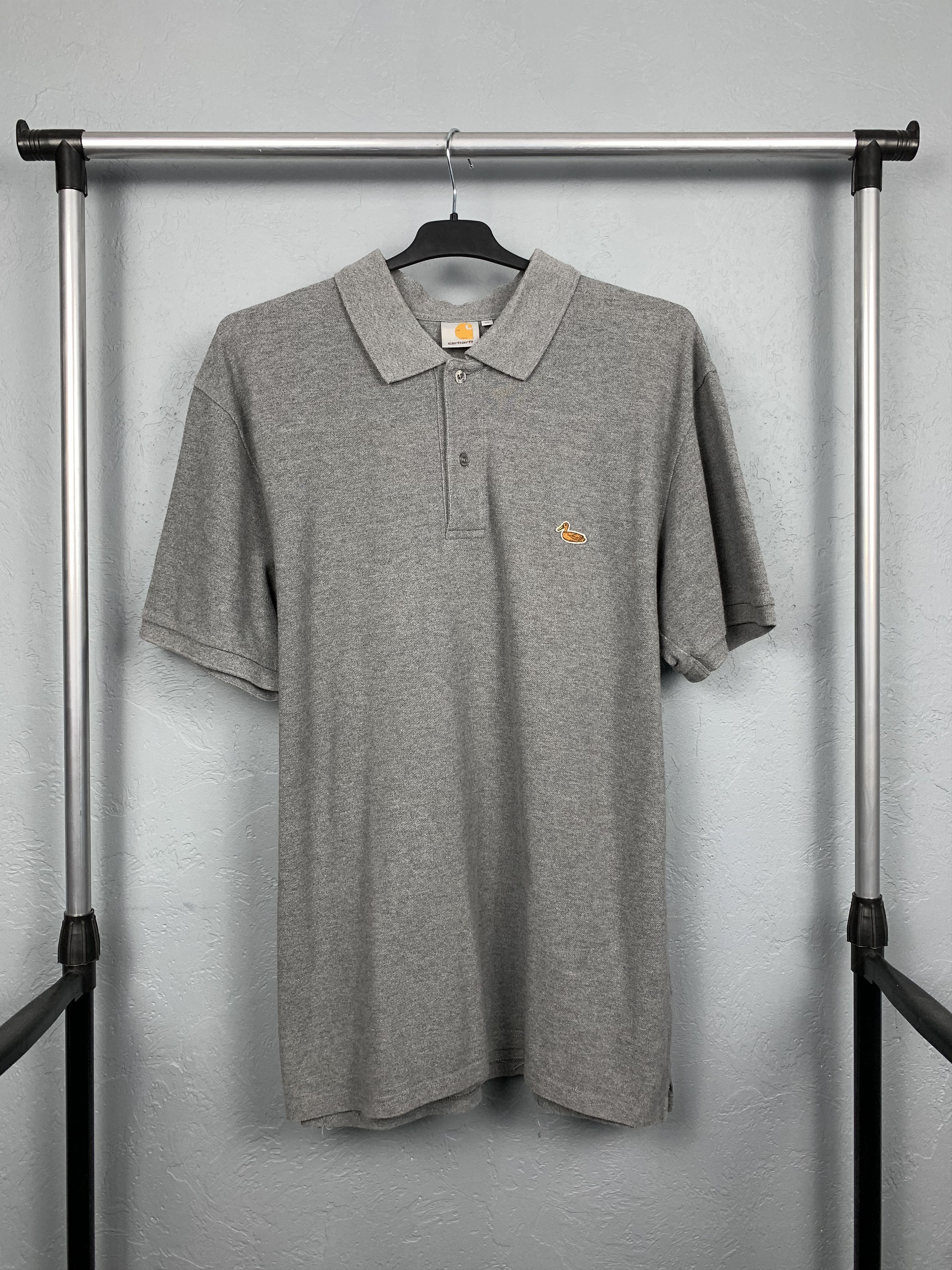 Carhartt × Carhartt Wip × Vintage CARHARTT Mens Duck Polo Shirt Size US XL / EU 56 / 4 - 1 Thumbnail