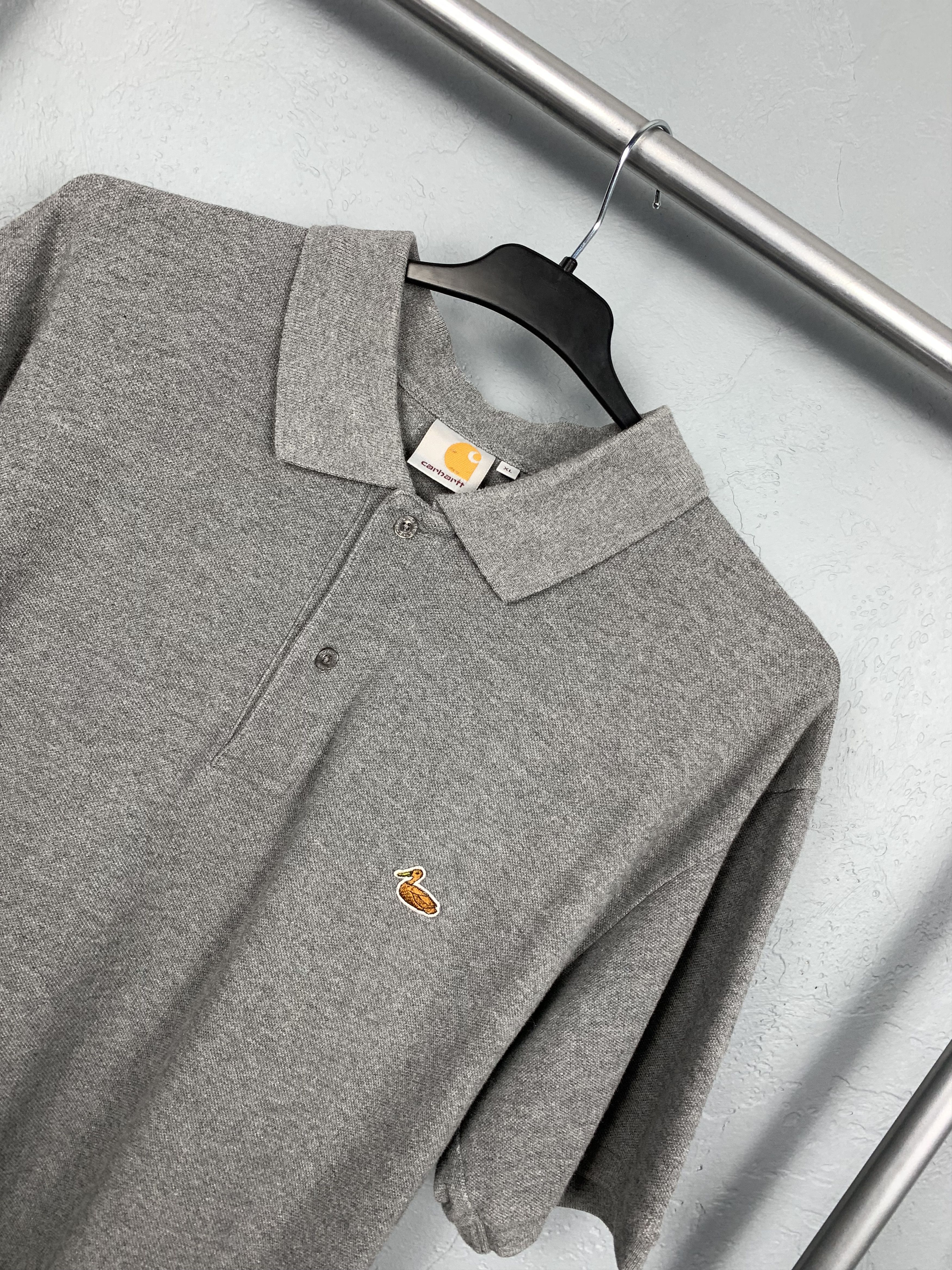Carhartt × Carhartt Wip × Vintage CARHARTT Mens Duck Polo Shirt Size US XL / EU 56 / 4 - 2 Thumbnail