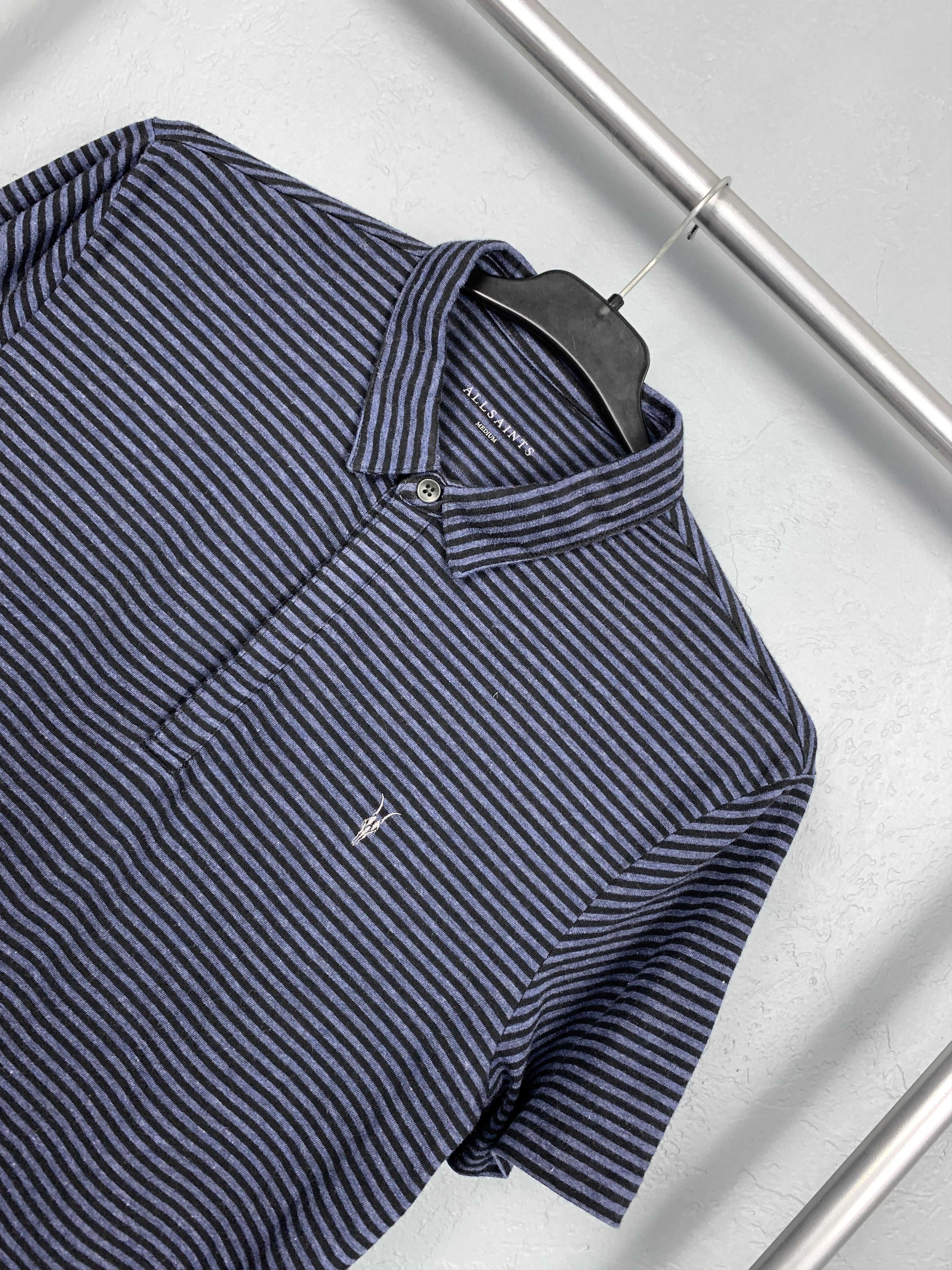 Allsaints Allsaints Auden Baltis Vintage Mens Polo Shirt Size US M / EU 48-50 / 2 - 2 Thumbnail