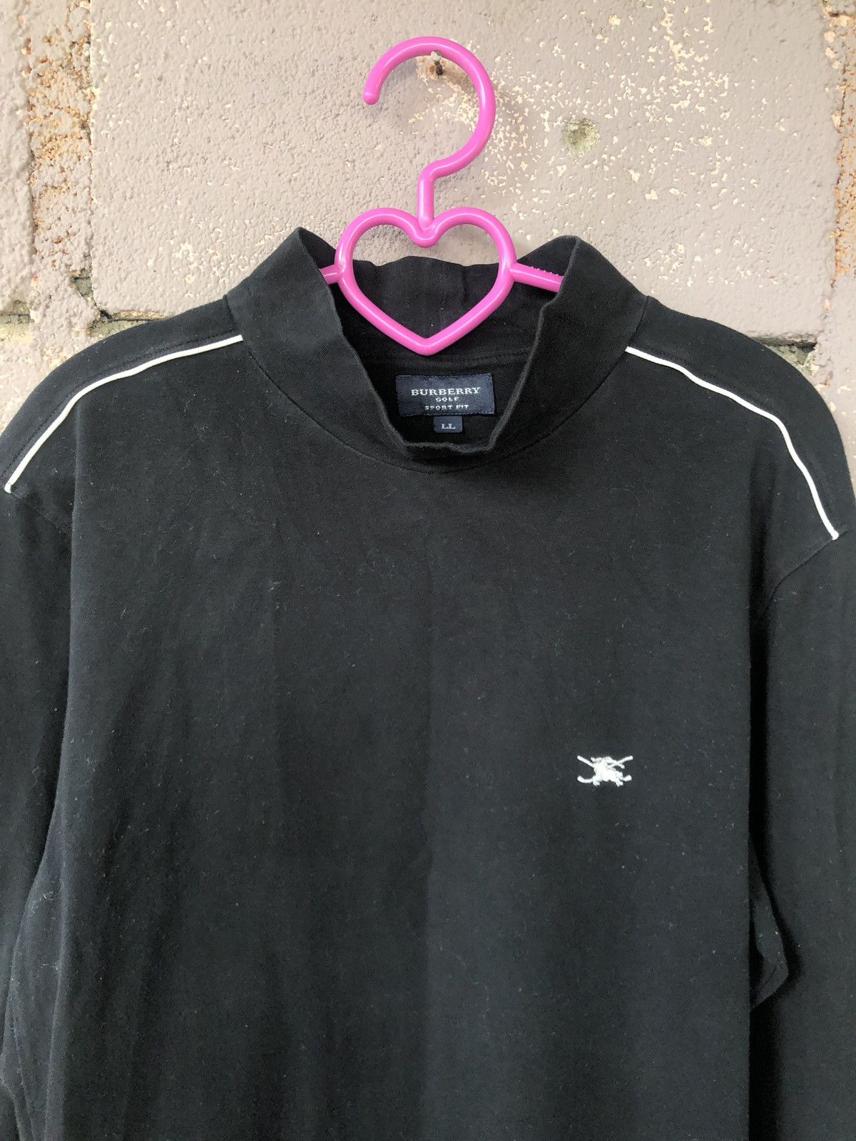Burberry Vintage Burberry Golf Turtleneck Long Sleeves Shirt Size US L / EU 52-54 / 3 - 2 Thumbnail