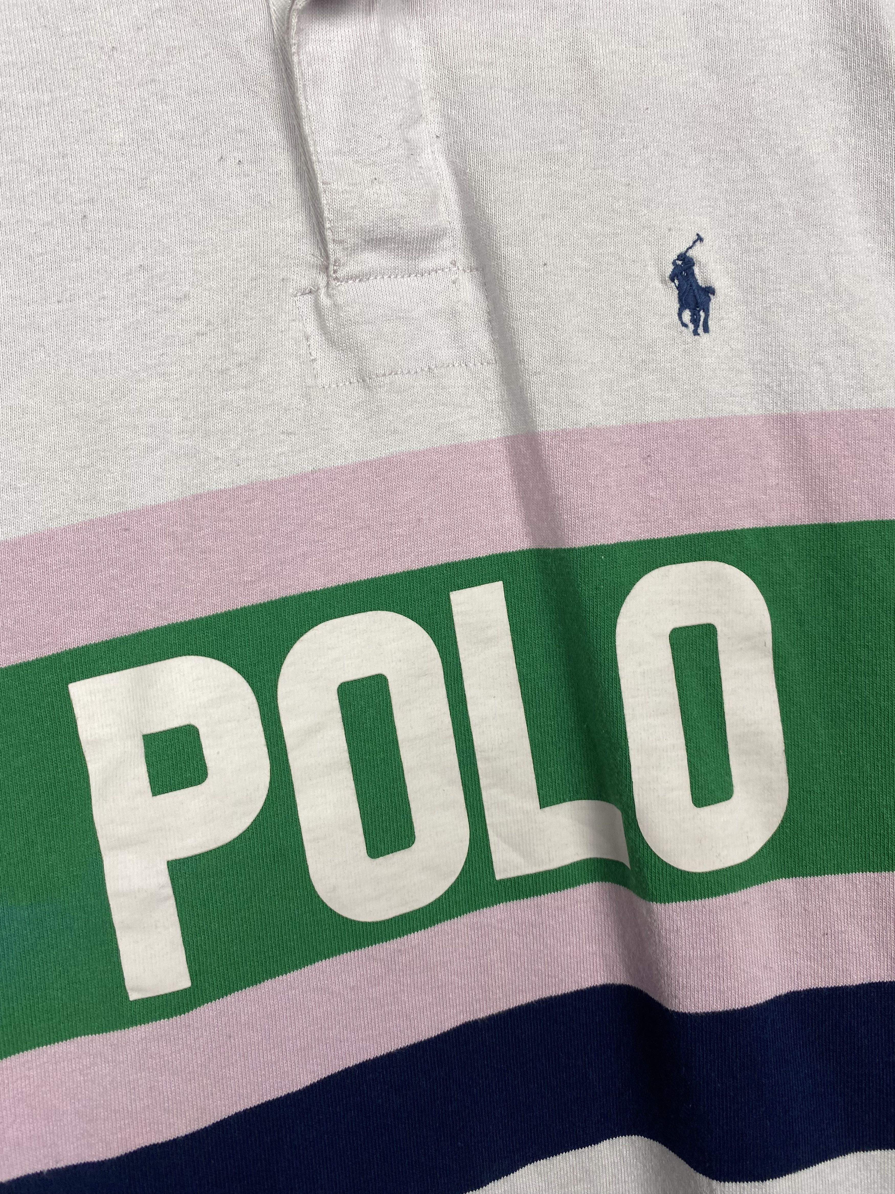 Polo Ralph Lauren × Ralph Lauren × Vintage Polo Ralph Lauren Vintage Mens Rugby Long Sleeve Polo Shirt Size US M / EU 48-50 / 2 - 3 Thumbnail