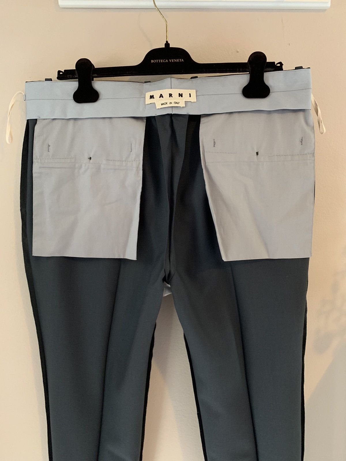 Marni NEW Grey wool trousers, IT50, made in Italy Size 40R - 17 Thumbnail