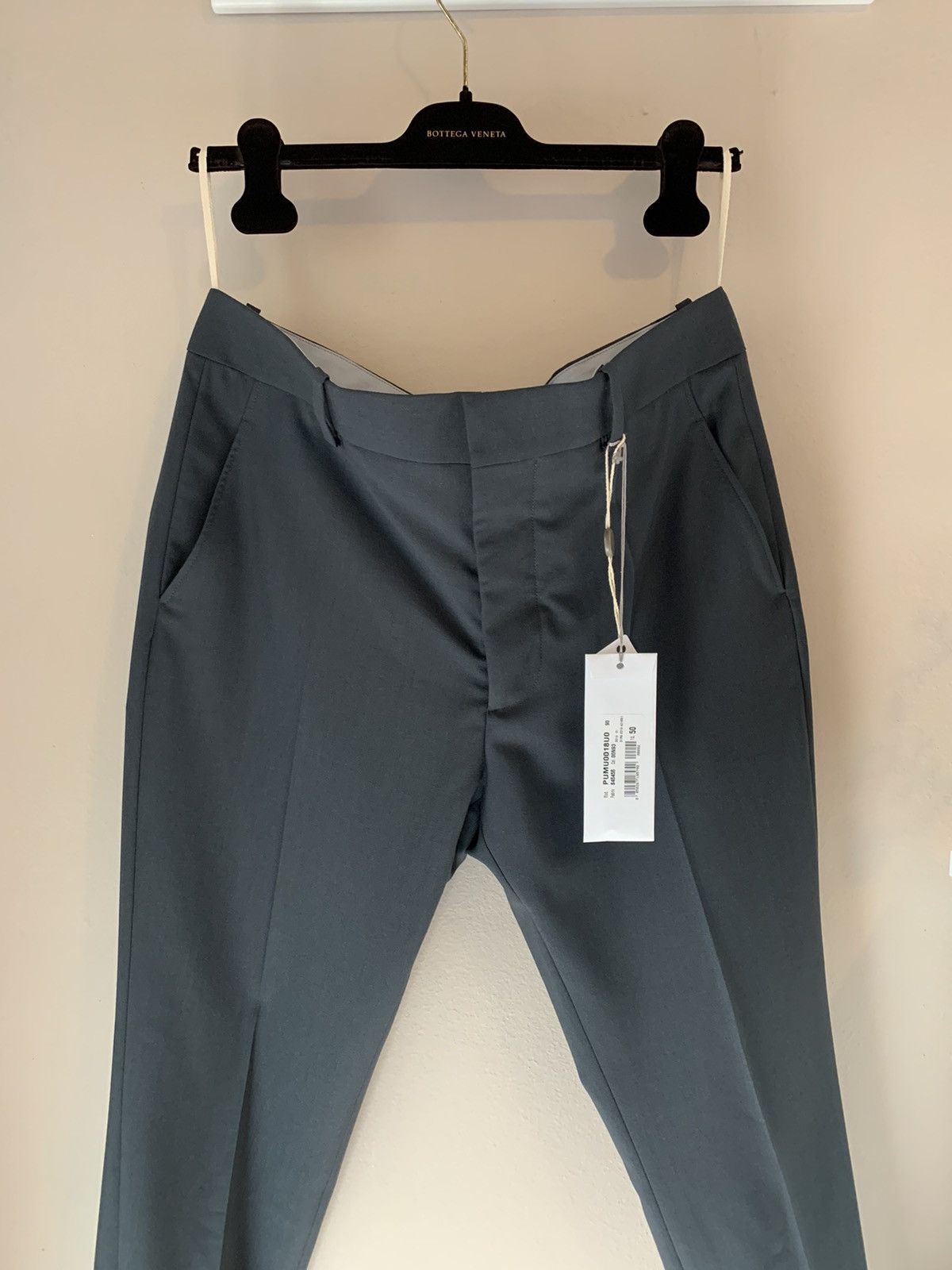 Marni NEW Grey wool trousers, IT50, made in Italy Size 40R - 14 Thumbnail
