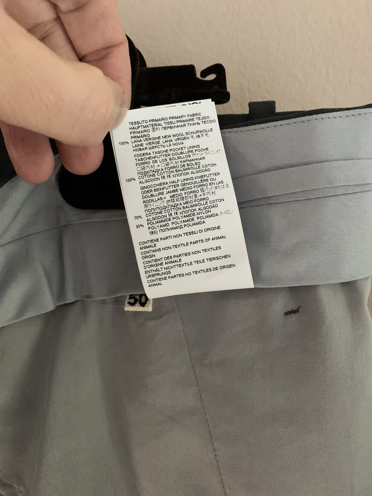 Marni NEW Grey wool trousers, IT50, made in Italy Size 40R - 23 Thumbnail