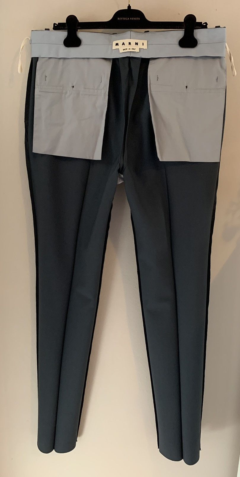 Marni NEW Grey wool trousers, IT50, made in Italy Size 40R - 16 Thumbnail