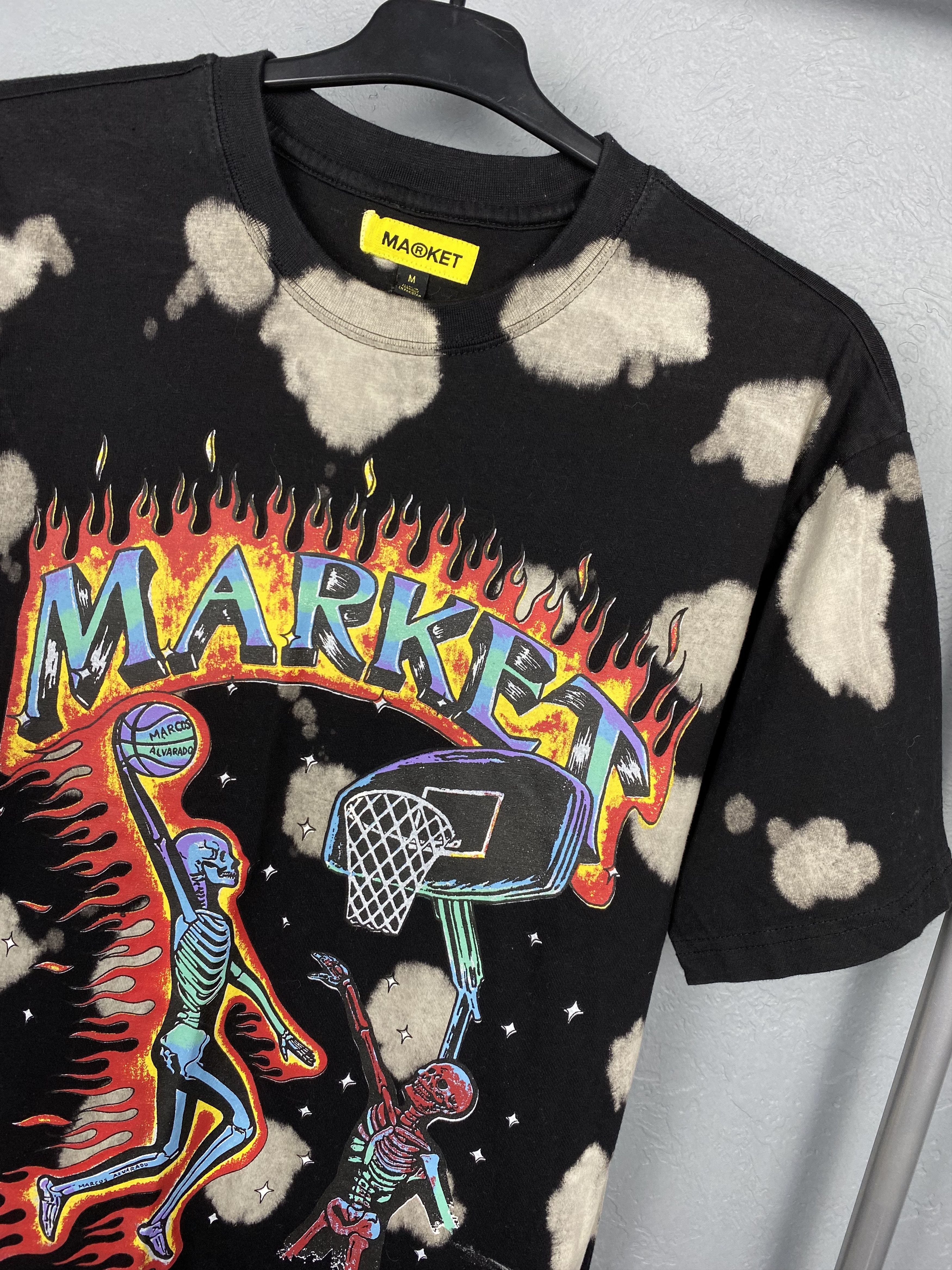 Market Market Basketball Vintage Men’s T-Shirt Tee Size US M / EU 48-50 / 2 - 2 Thumbnail