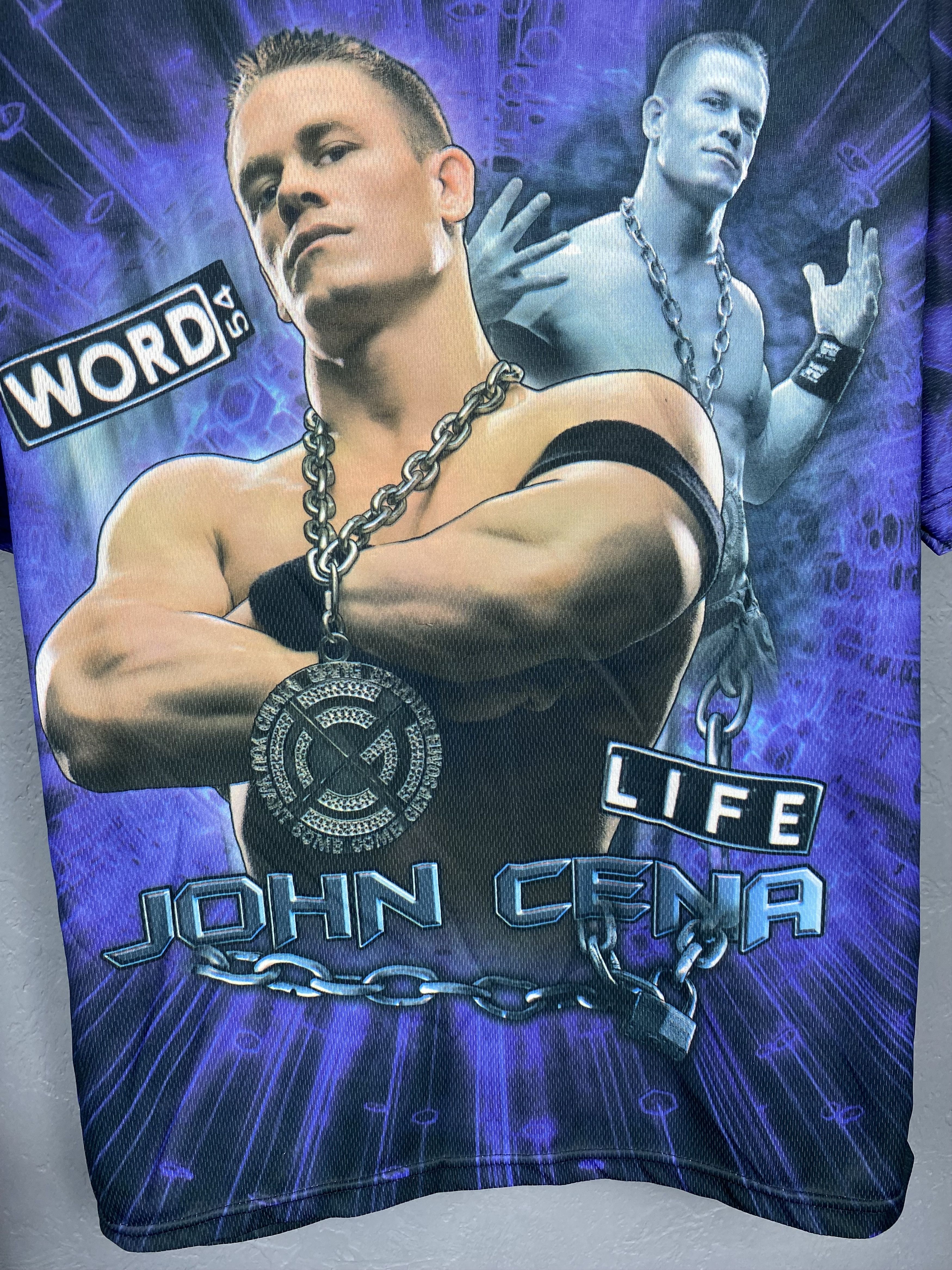 Vintage John Cena WWE Vintage T-Shirt Tee Y2K Made in Italy Size US L / EU 52-54 / 3 - 3 Thumbnail