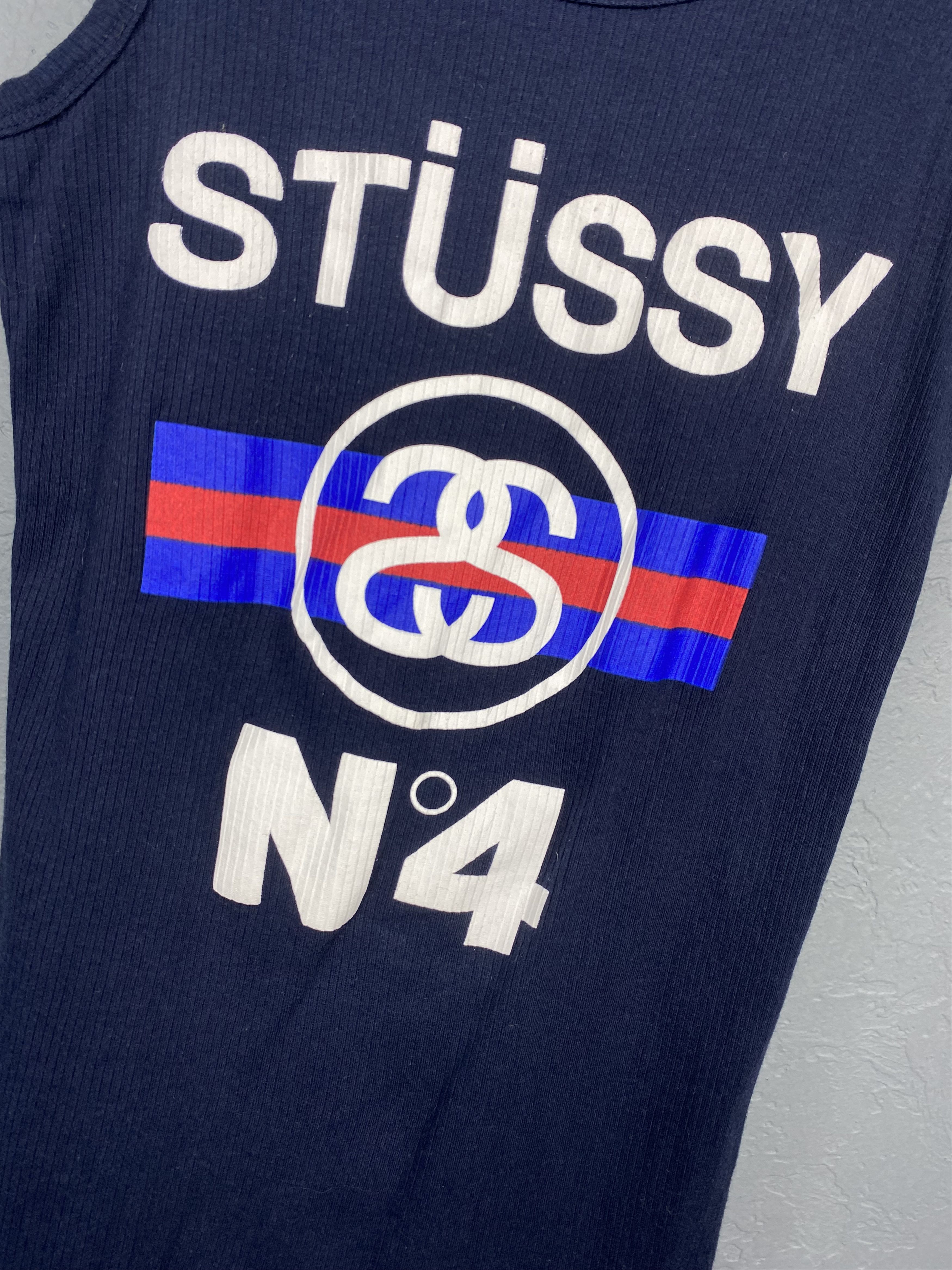 Stussy × Vintage Stussy Girls Vintage Sleeveless Tee Y2K Size US S / EU 44-46 / 1 - 3 Thumbnail