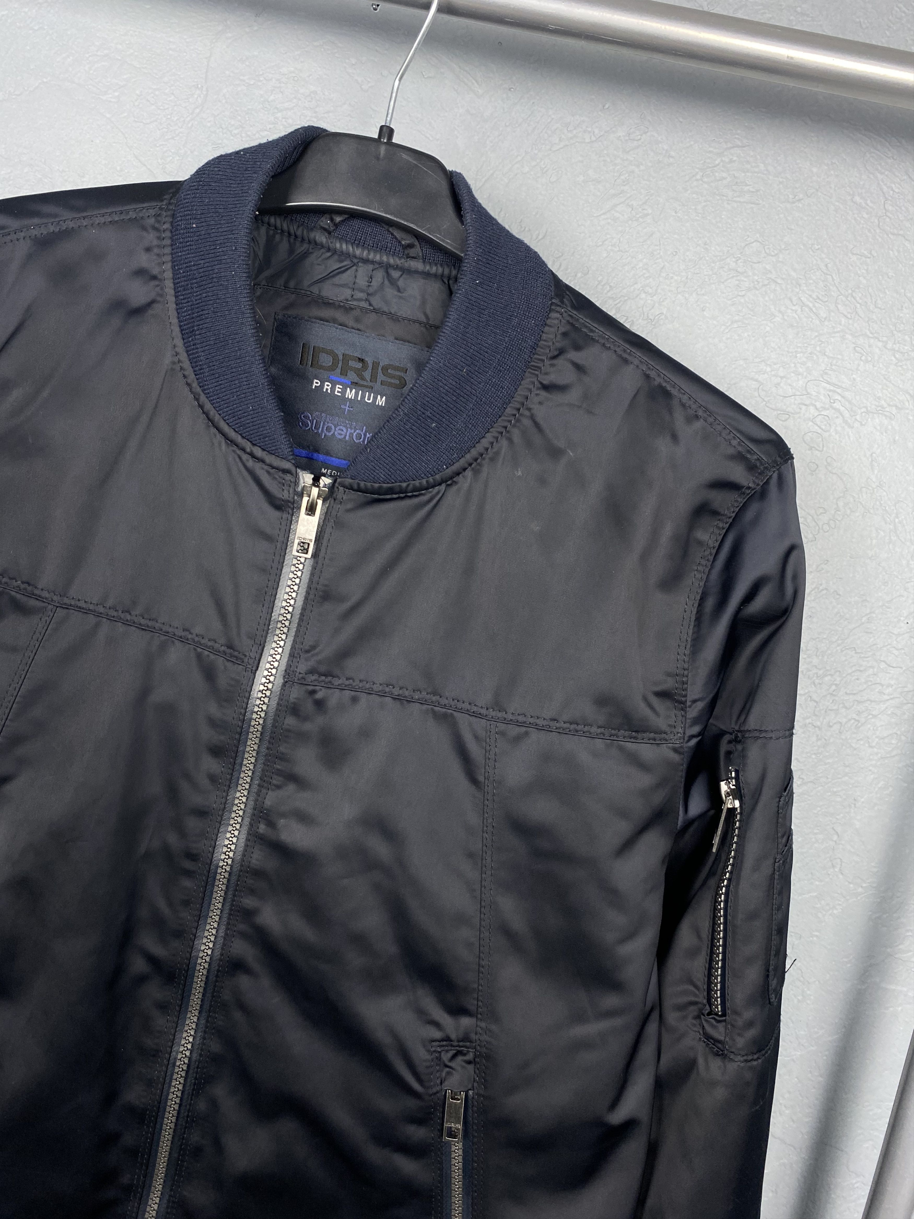 Superdry Superdry x Idris Elba Mens MA1 Nylon Bomber Jacket Size US M / EU 48-50 / 2 - 2 Thumbnail