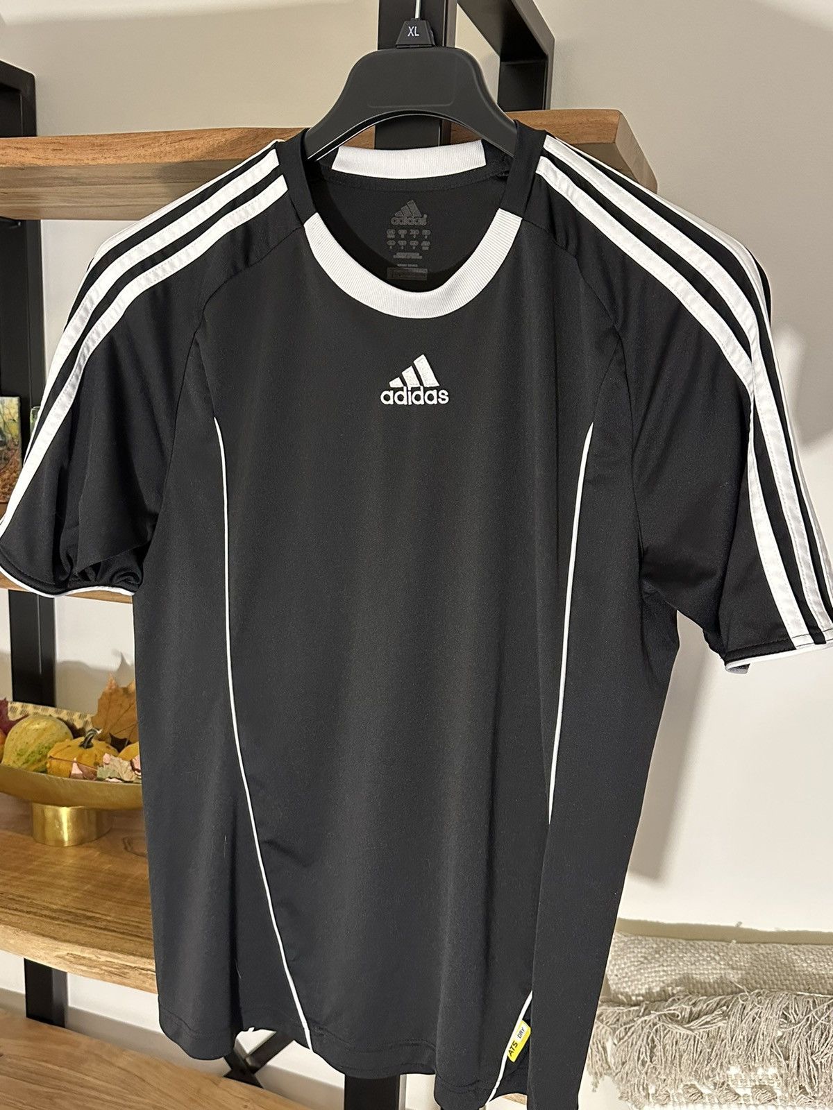 Adidas × Vintage Vintage Adidas 2007 striped logo t-shirt soccer jersey Size US M / EU 48-50 / 2 - 1 Thumbnail