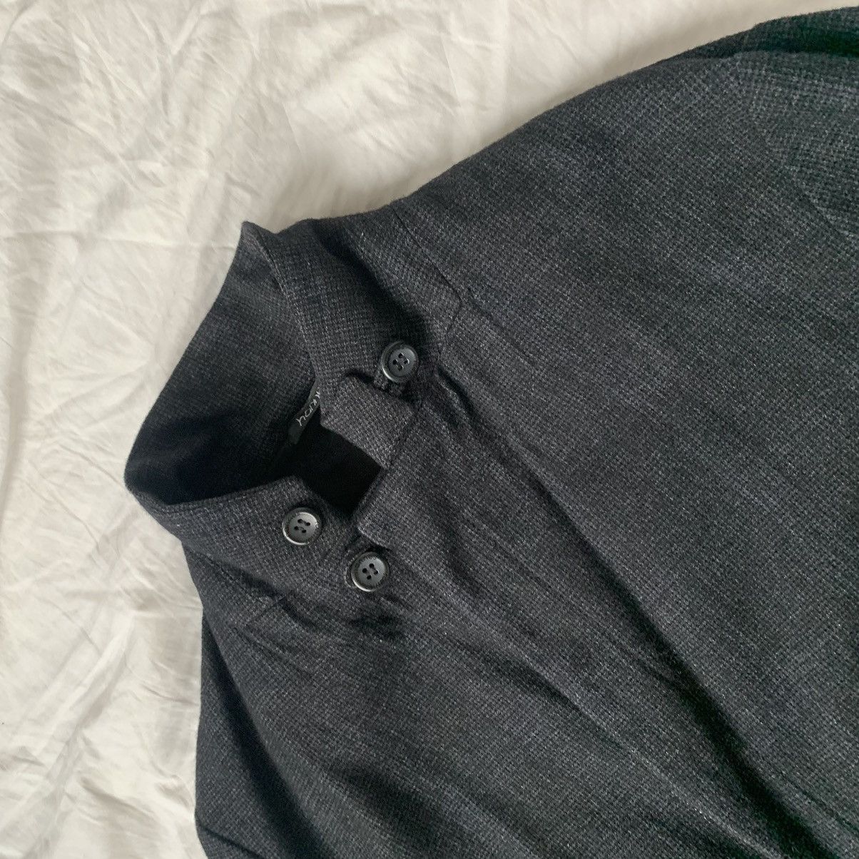 hannes roether HANNES ROETHER Jacket Wool Blazer Coat Grey Black Size S Size US S / EU 44-46 / 1 - 6 Thumbnail