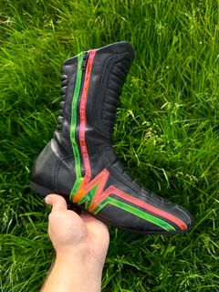 Walter Van Beirendonck - Love Heeled Boots in Black Walter Van Beirendonck