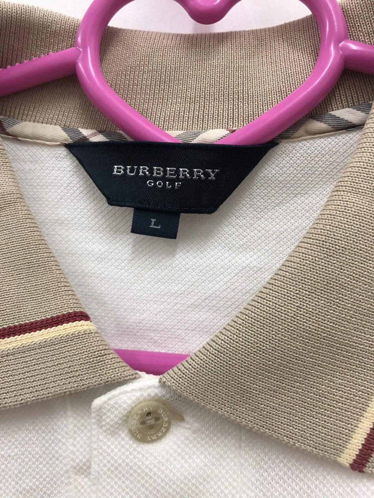 Burberry Rare Vintage Burberry Golf Polo Shirt Size US L / EU 52-54 / 3 - 4 Thumbnail