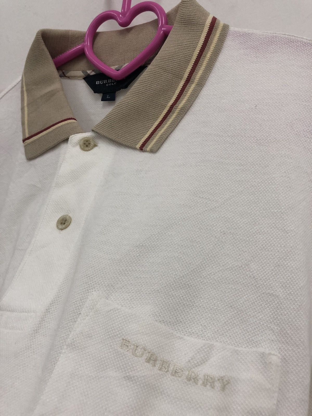 Burberry Rare Vintage Burberry Golf Polo Shirt Size US L / EU 52-54 / 3 - 3 Thumbnail