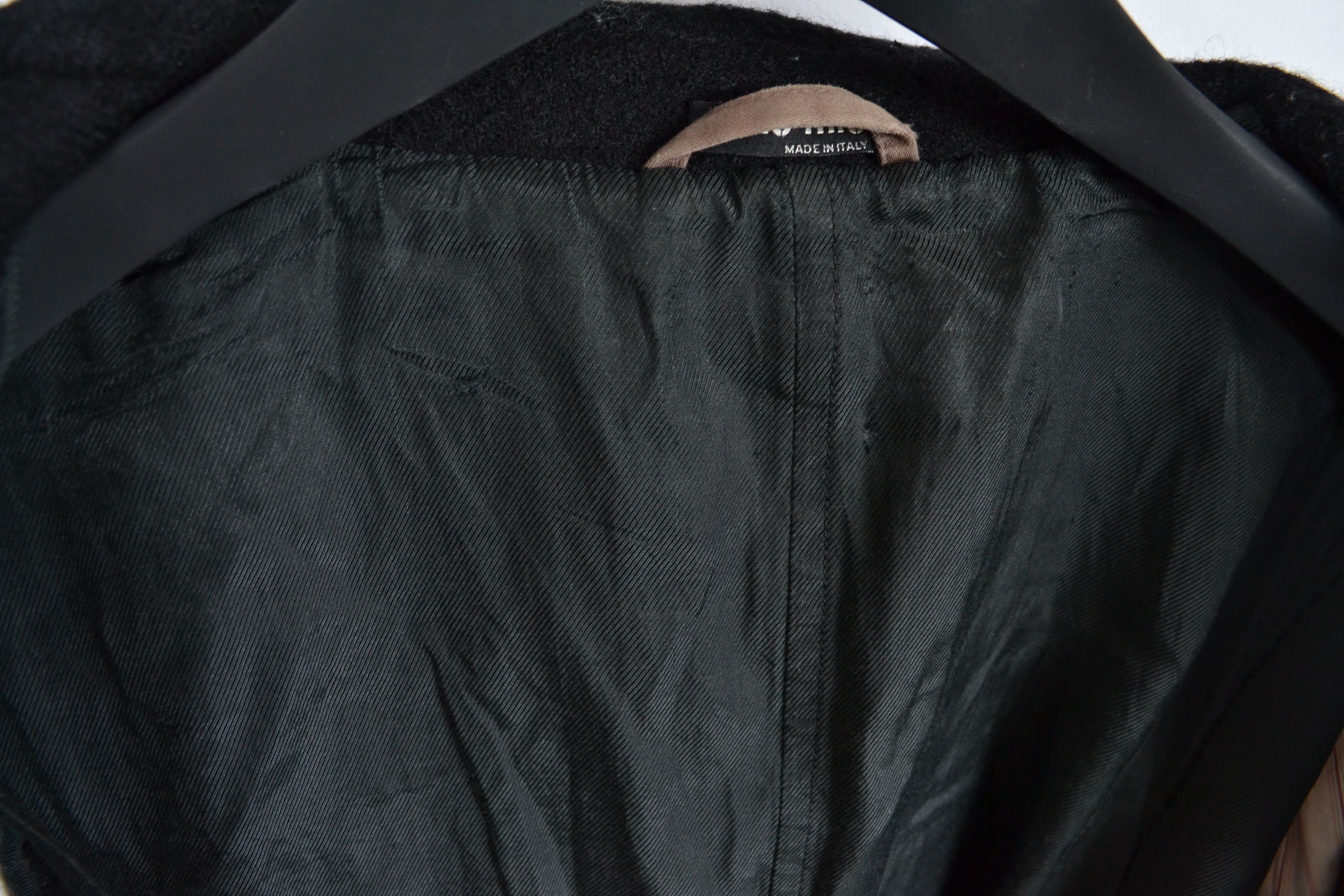 Miu Miu MIU MIU Coat Jacket Black Wool Mohair Pockets PRADA 52 Size US L / EU 52-54 / 3 - 12 Thumbnail