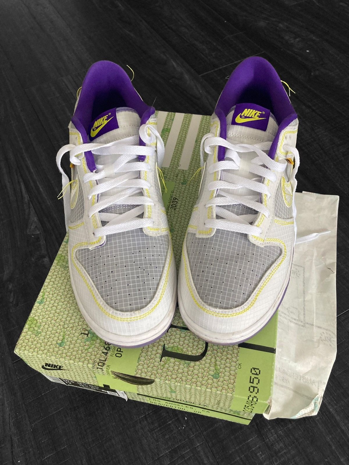 Nike NIKE Dunk Low x UNION Sz 10.5 Size US 10.5 / EU 43-44 - 4 Thumbnail
