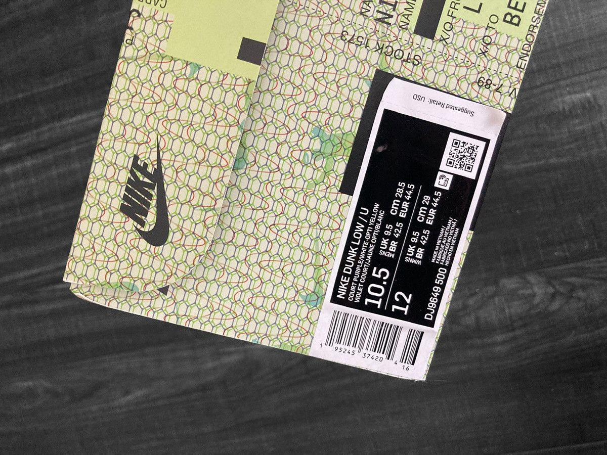 Nike NIKE Dunk Low x UNION Sz 10.5 Size US 10.5 / EU 43-44 - 8 Thumbnail