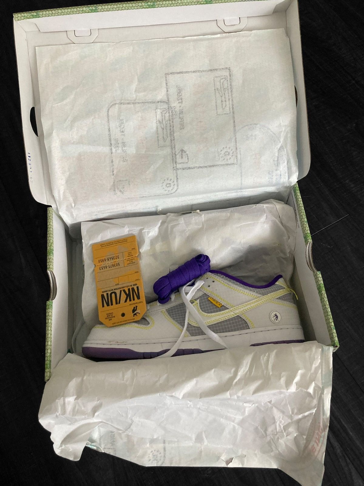 Nike NIKE Dunk Low x UNION Sz 10.5 Size US 10.5 / EU 43-44 - 6 Thumbnail