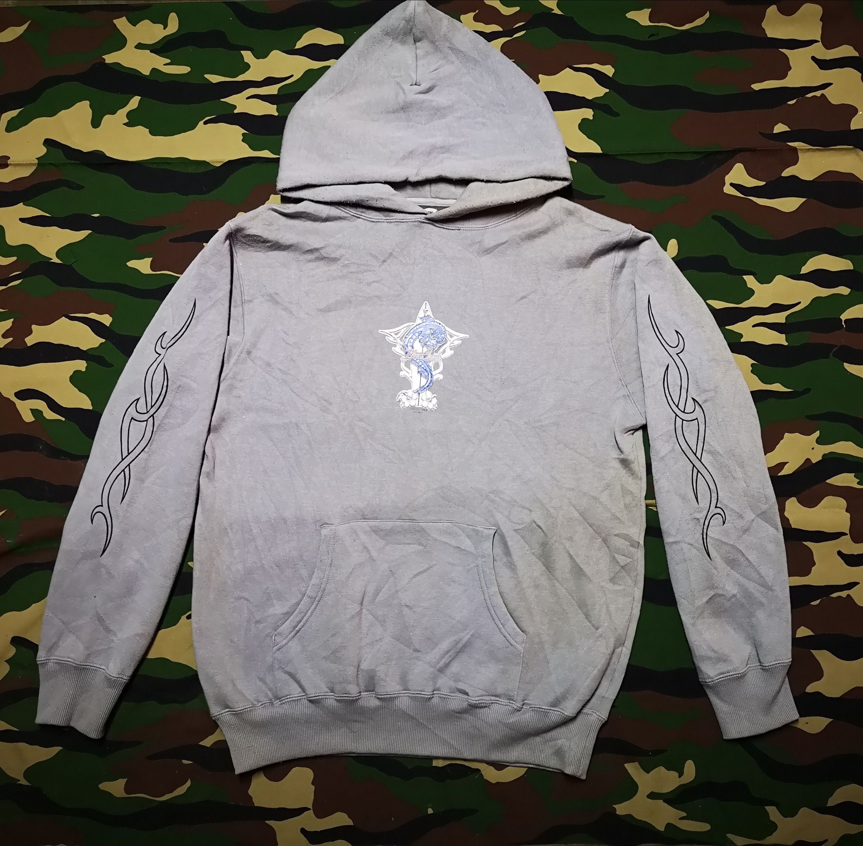 Japanese Brand Hoodie Blue Clush X Japanese Brand Size US M / EU 48-50 / 2 - 2 Thumbnail
