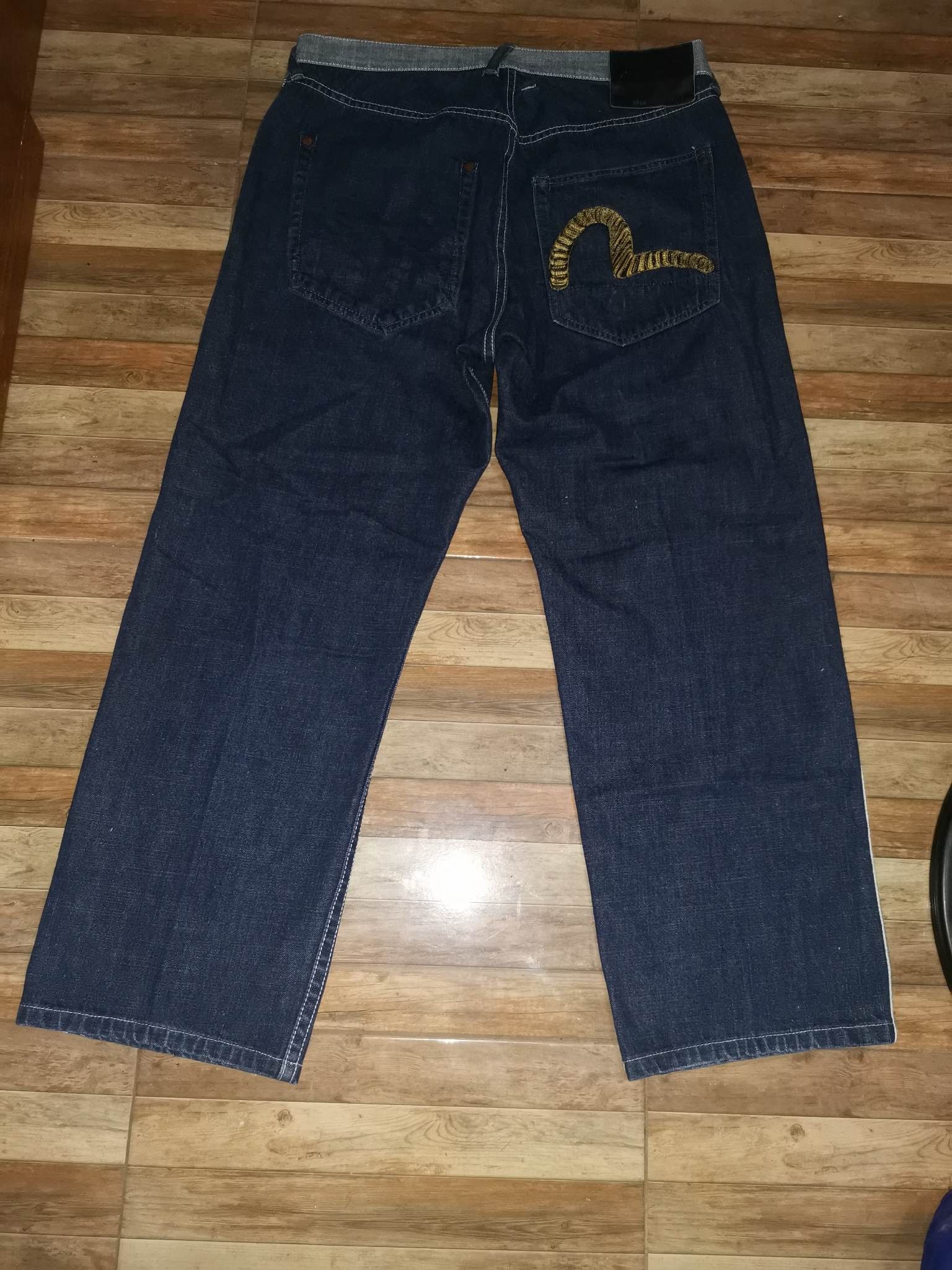 image of Evisu Reversible Jeans Lot 0066 in Blue, Men's (Size 34)