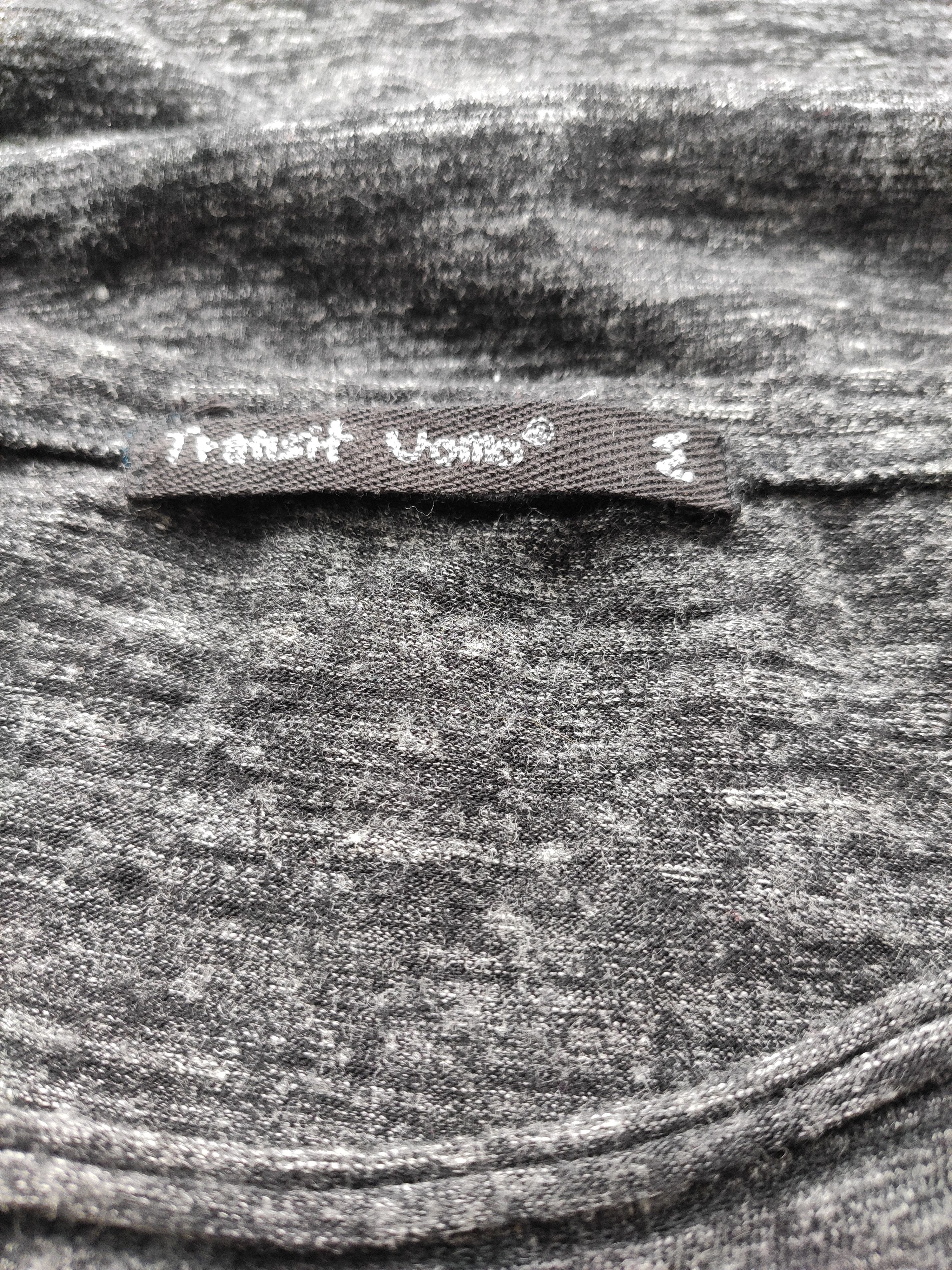 Transit Uomo Leather trim pullover.Like Isaac Sellam or Rick Owens Size US M / EU 48-50 / 2 - 8 Thumbnail