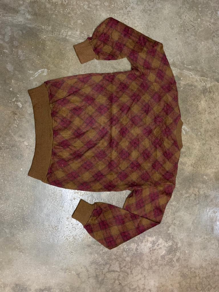 Japanese Brand × Vintage Vintage Crocodile Wool V neck Sweatshirt Size US M / EU 48-50 / 2 - 4 Thumbnail