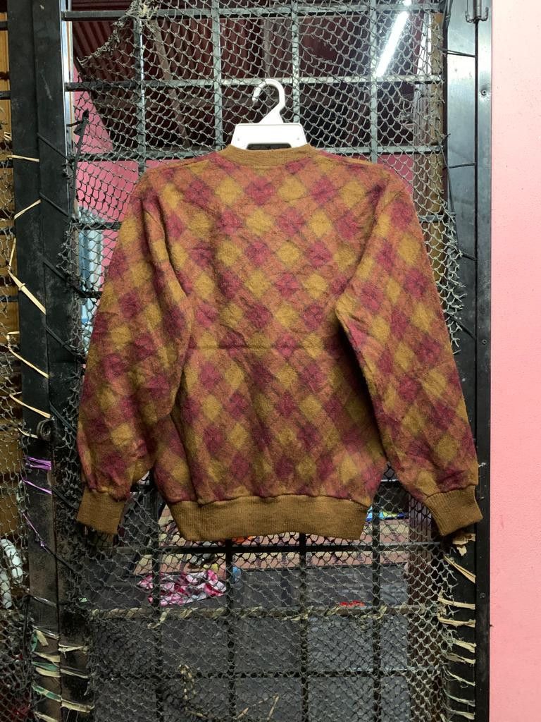 Japanese Brand × Vintage Vintage Crocodile Wool V neck Sweatshirt Size US M / EU 48-50 / 2 - 2 Thumbnail