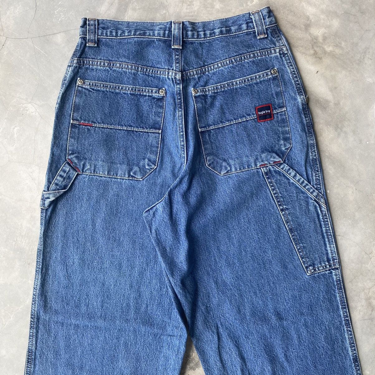 Bugle Boy × Vintage Vintage 90s bugle boy carpenter baggy jeans Size US 28 / EU 44 - 3 Thumbnail