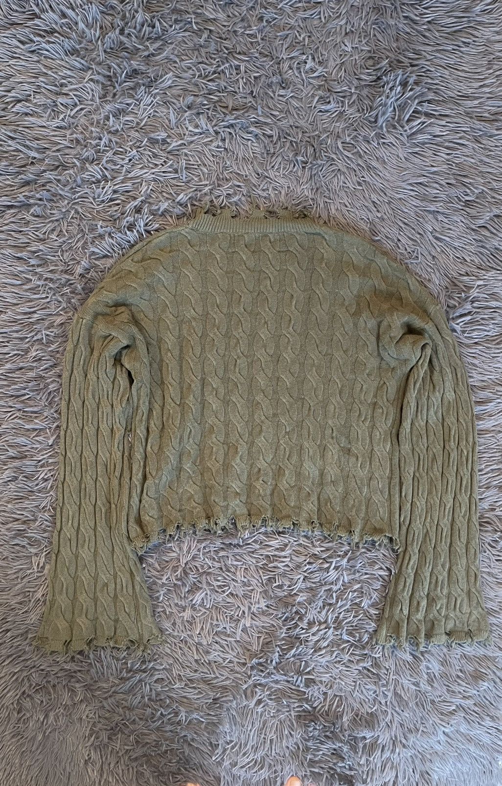 Japanese Brand × Vintage Avant garde distressed Y2K vintage sweater Size M / US 6-8 / IT 42-44 - 8 Thumbnail