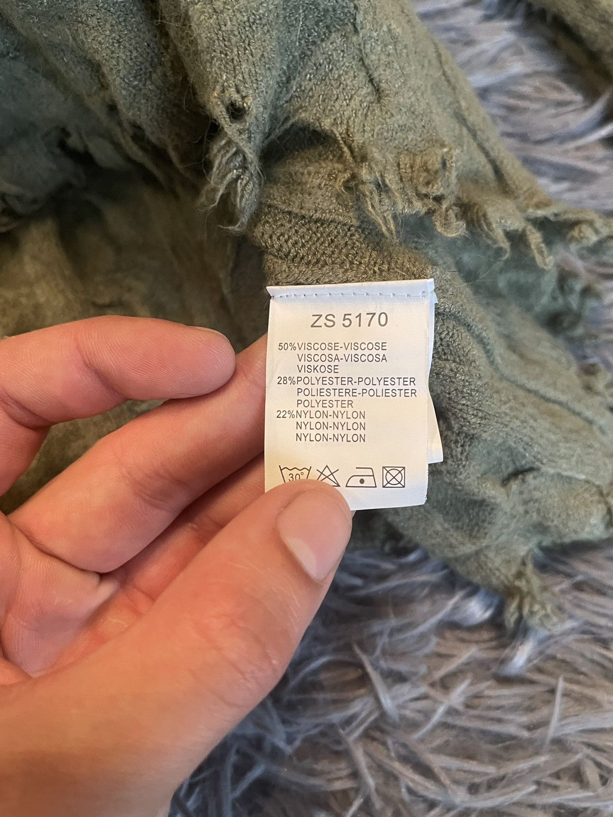 Japanese Brand × Vintage Avant garde distressed Y2K vintage sweater Size M / US 6-8 / IT 42-44 - 6 Thumbnail
