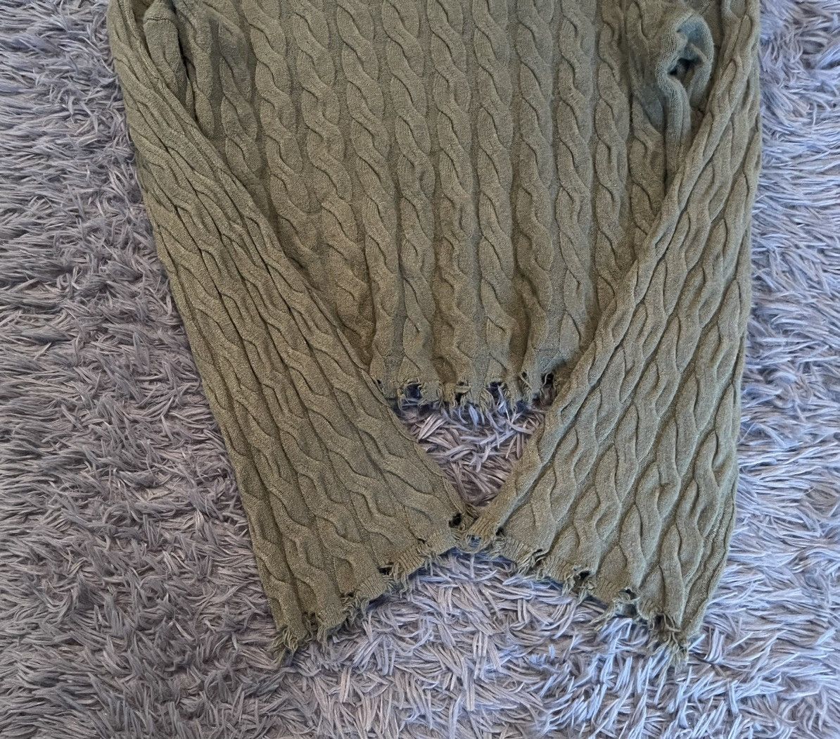 Japanese Brand × Vintage Avant garde distressed Y2K vintage sweater Size M / US 6-8 / IT 42-44 - 5 Thumbnail