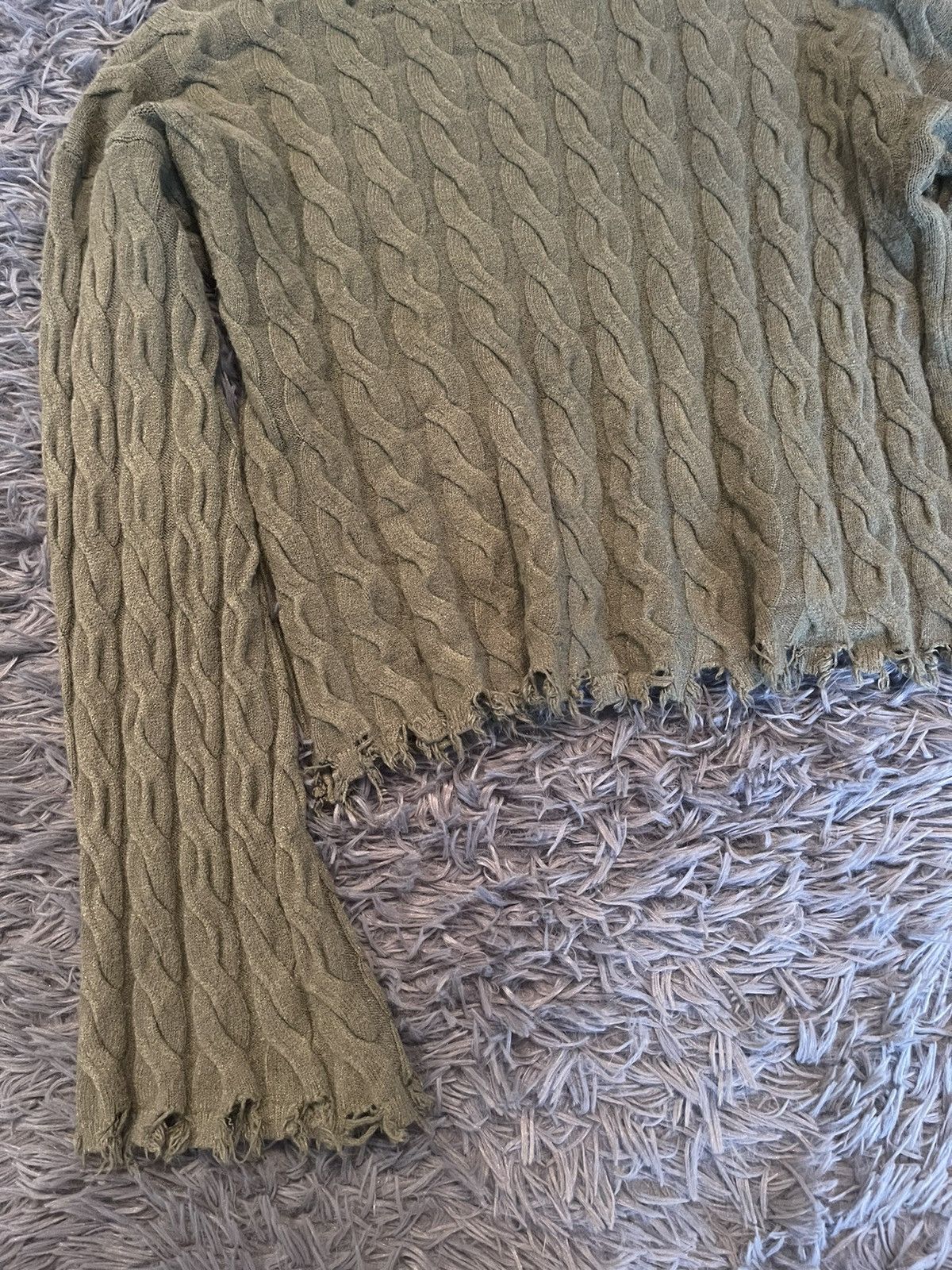 Japanese Brand × Vintage Avant garde distressed Y2K vintage sweater Size M / US 6-8 / IT 42-44 - 4 Thumbnail