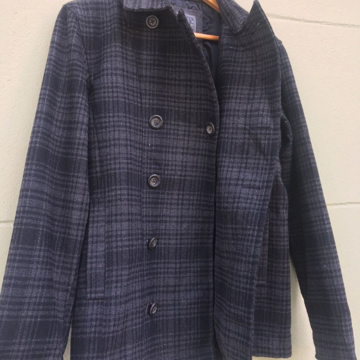 Japanese Brand Manhattan Double Breast Wool Coat Size US M / EU 48-50 / 2 - 4 Thumbnail