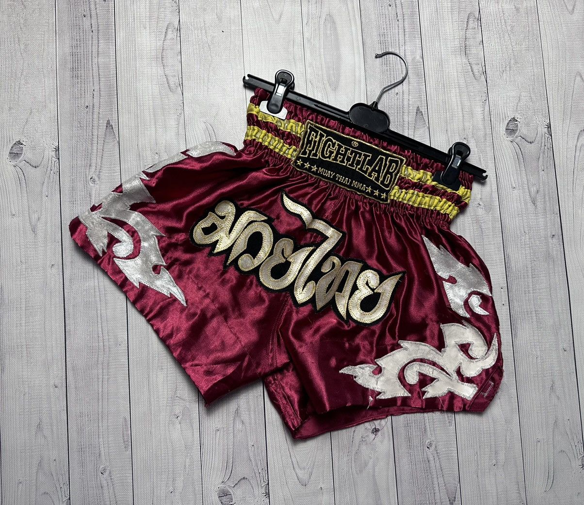 Other × Vintage Vintage Muay Thai Boxing Shorts size M Fightlab rare Size US 32 / EU 48 - 1 Thumbnail