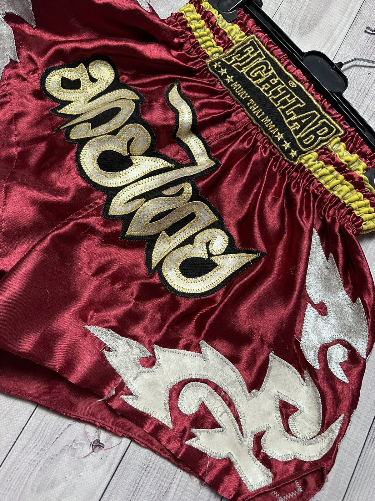 Other × Vintage Vintage Muay Thai Boxing Shorts size M Fightlab rare Size US 32 / EU 48 - 2 Thumbnail