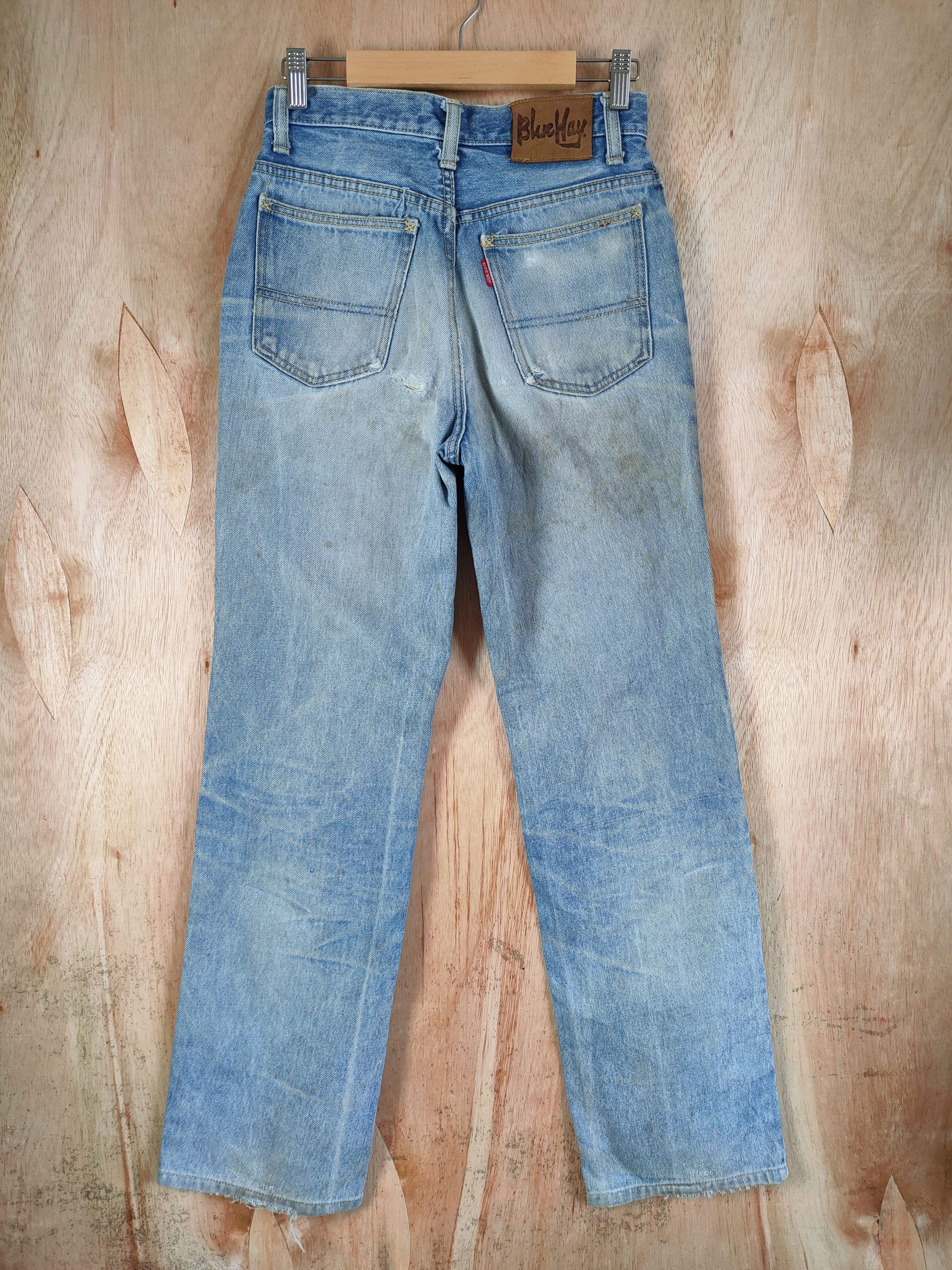 Blue Blue Japan × Japan Blue VINTAGE 70" TALON ZIP BLUE WAY DENIM JEANS Size US 26 / EU 42 - 6 Thumbnail