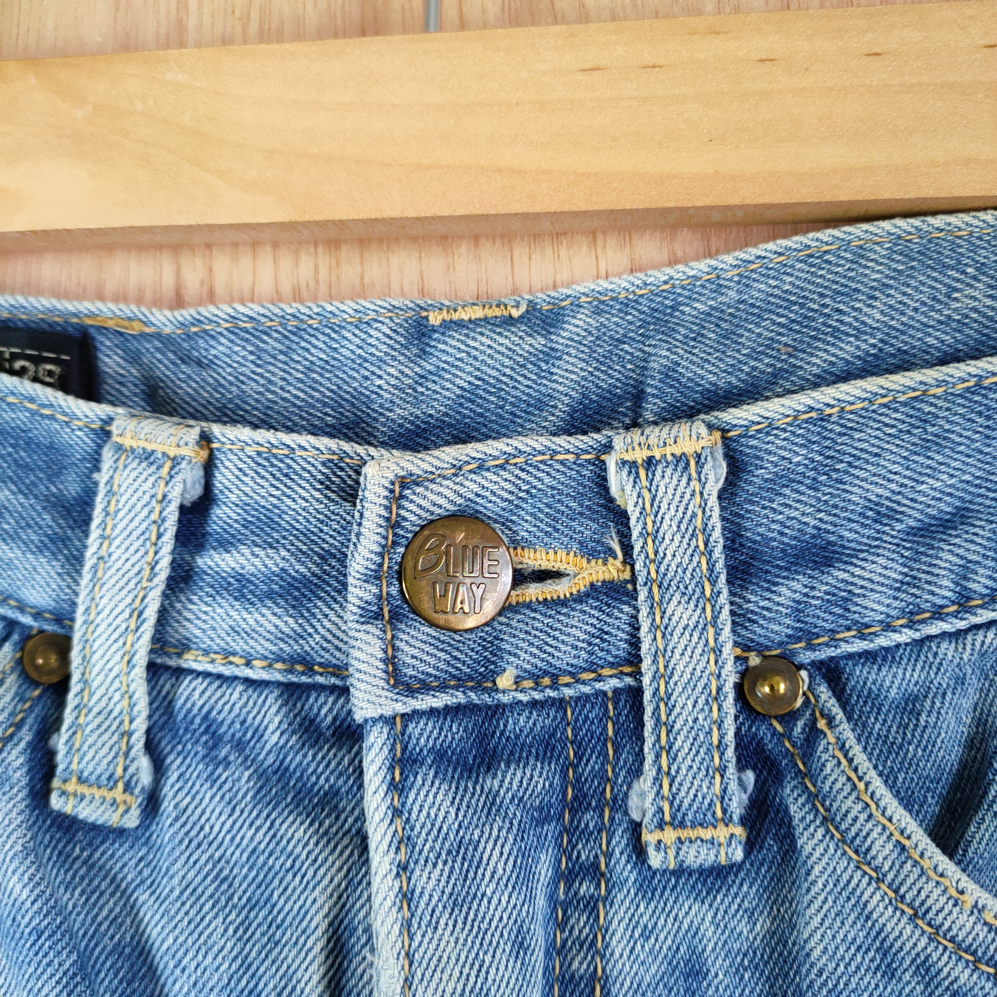 Blue Blue Japan × Japan Blue VINTAGE 70" TALON ZIP BLUE WAY DENIM JEANS Size US 26 / EU 42 - 5 Thumbnail