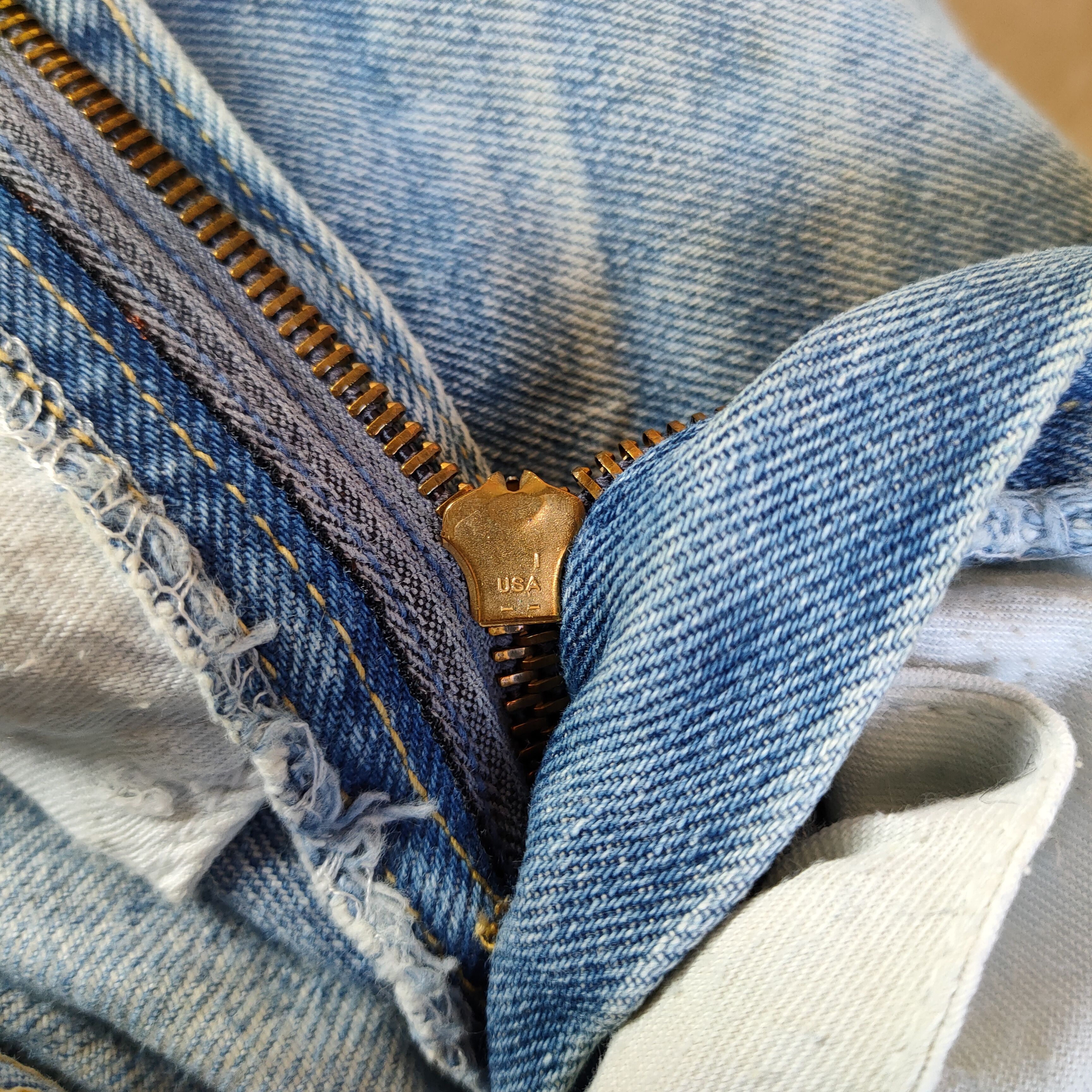 Blue Blue Japan × Japan Blue VINTAGE 70" TALON ZIP BLUE WAY DENIM JEANS Size US 26 / EU 42 - 8 Thumbnail