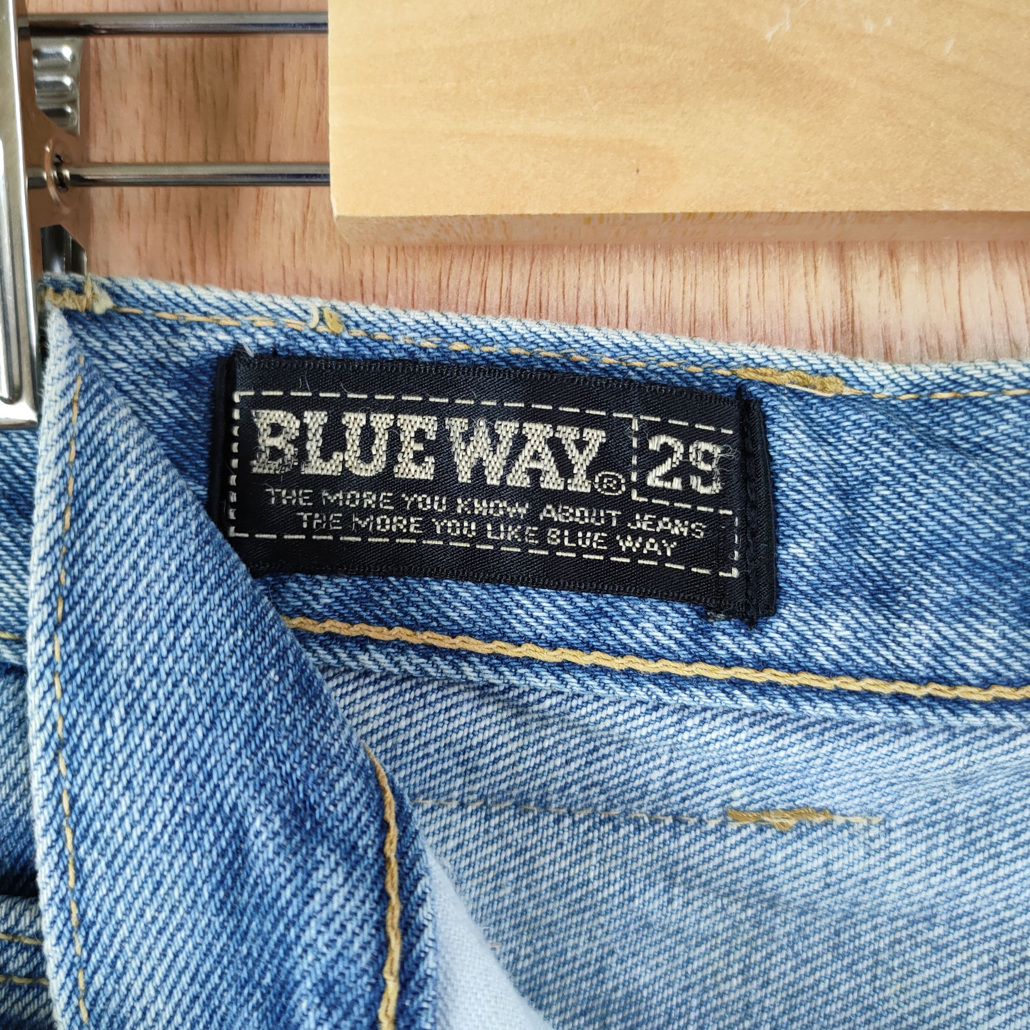 Blue Blue Japan × Japan Blue VINTAGE 70" TALON ZIP BLUE WAY DENIM JEANS Size US 26 / EU 42 - 9 Thumbnail
