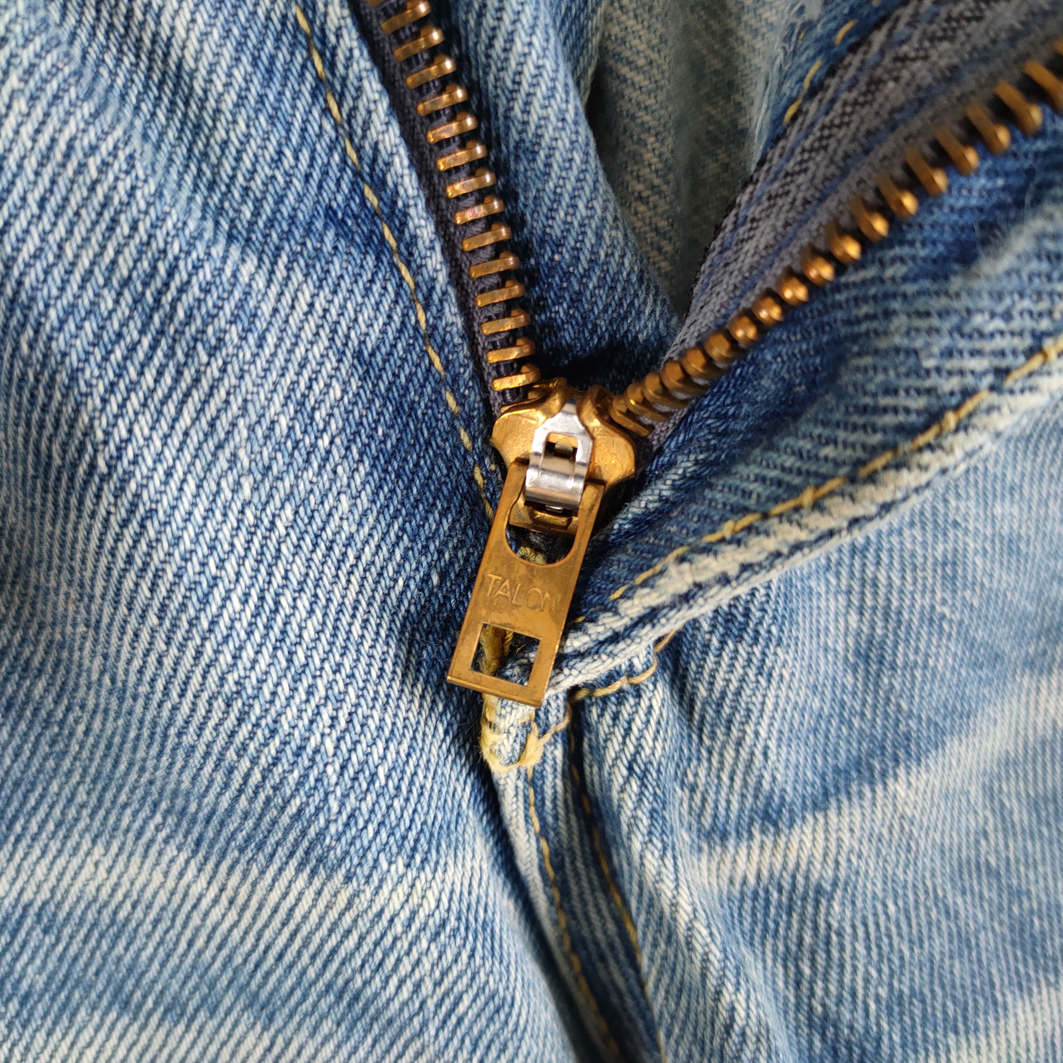 Blue Blue Japan × Japan Blue VINTAGE 70" TALON ZIP BLUE WAY DENIM JEANS Size US 26 / EU 42 - 7 Thumbnail