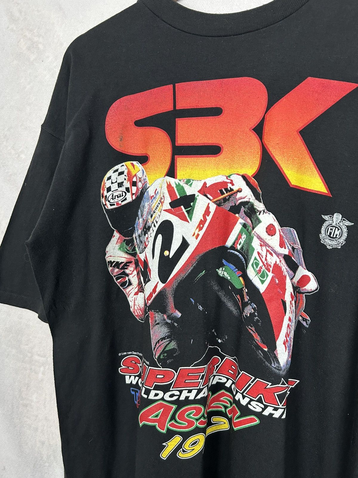 Vintage Vintage Superbike 1997 Rare Motorsport Racing Tee Hype Rare Size US XL / EU 56 / 4 - 3 Thumbnail