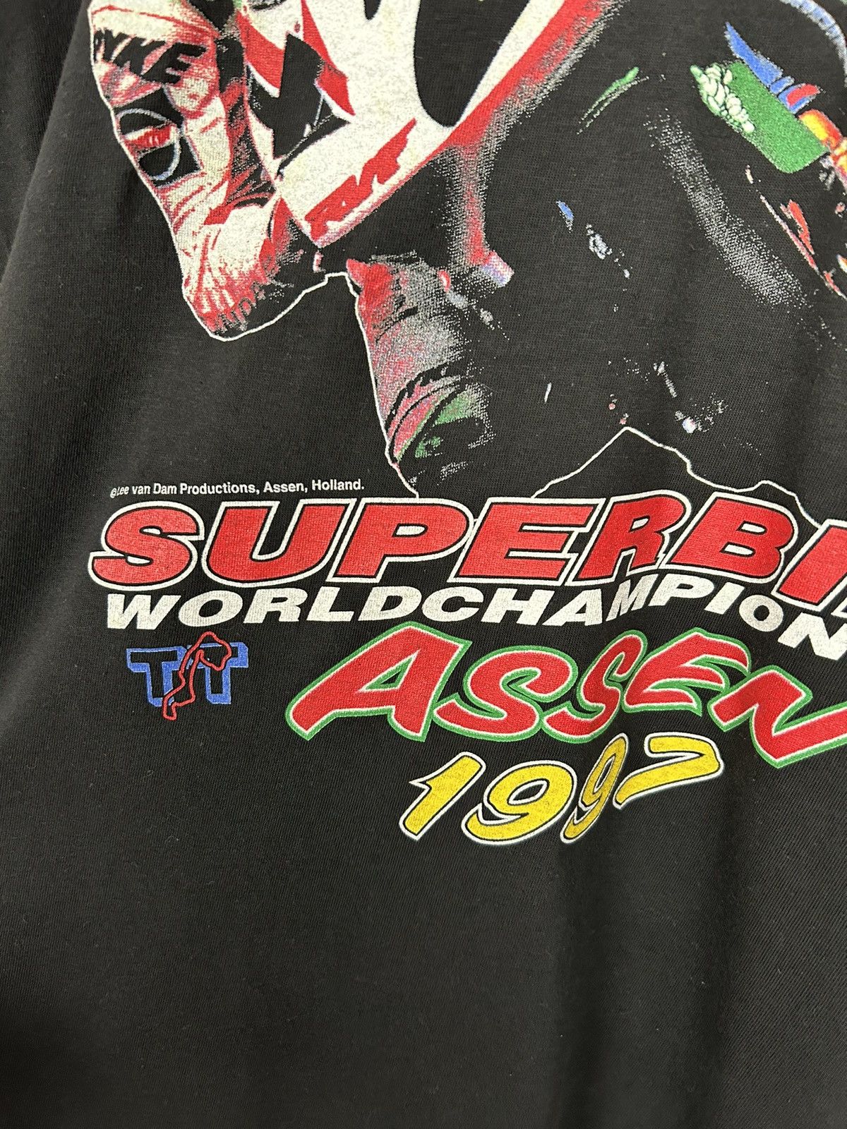 Vintage Vintage Superbike 1997 Rare Motorsport Racing Tee Hype Rare Size US XL / EU 56 / 4 - 6 Thumbnail