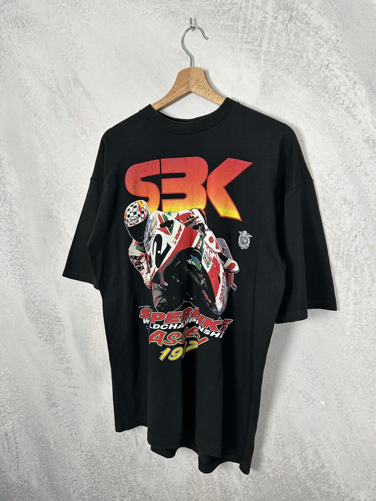 Vintage Vintage Superbike 1997 Rare Motorsport Racing Tee Hype Rare Size US XL / EU 56 / 4 - 2 Thumbnail