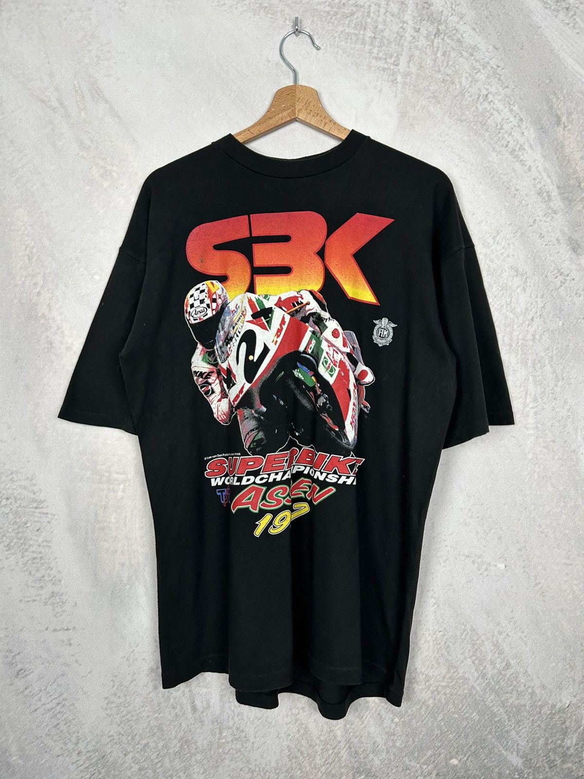 Vintage Vintage Superbike 1997 Rare Motorsport Racing Tee Hype Rare Size US XL / EU 56 / 4 - 1 Thumbnail