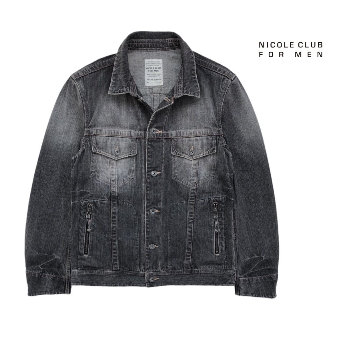 Japanese Brand Nicole Club For Men Denim Jacket Limited 0925 | Grailed